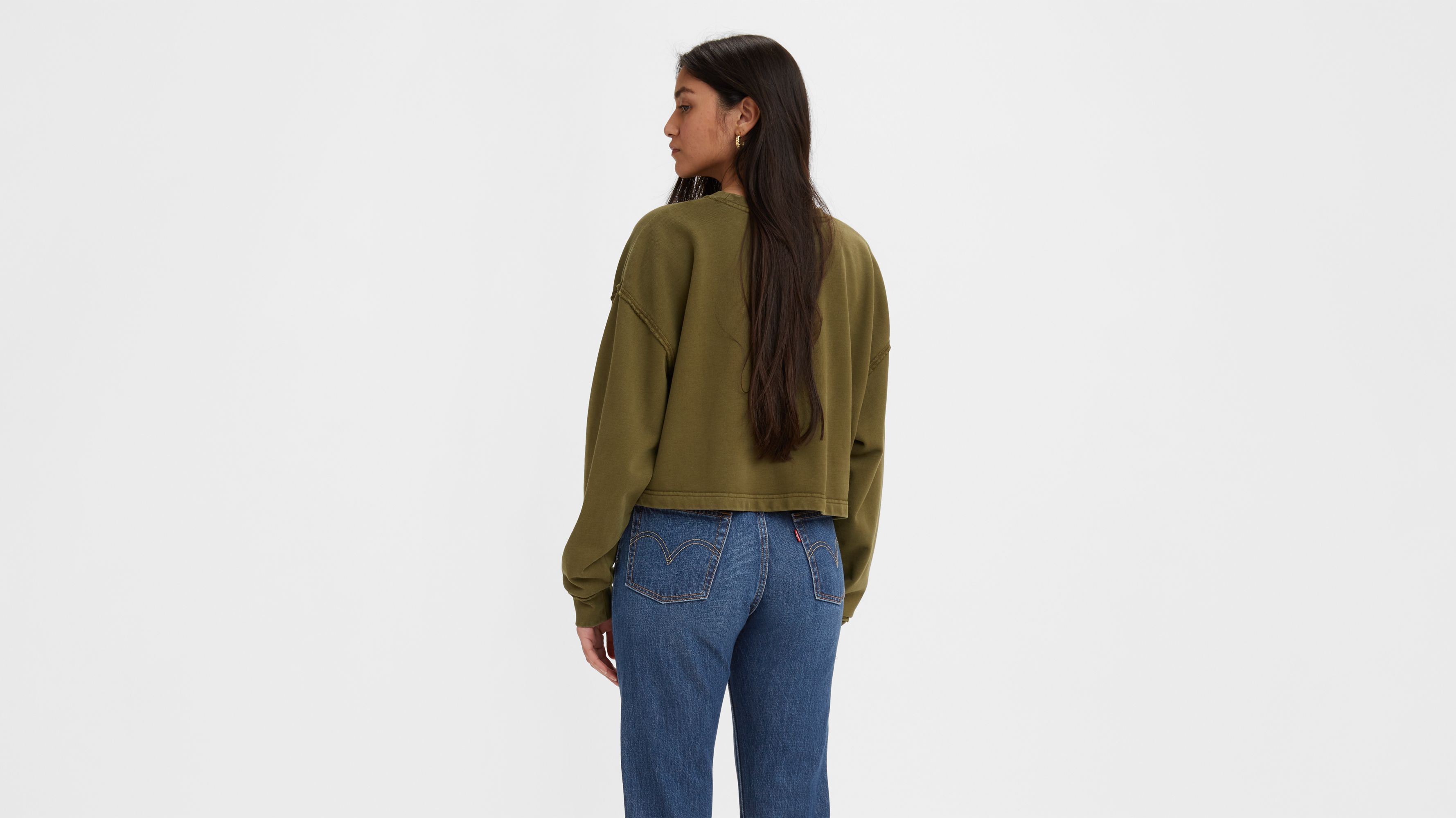 Sweat levis rose pale hot sale