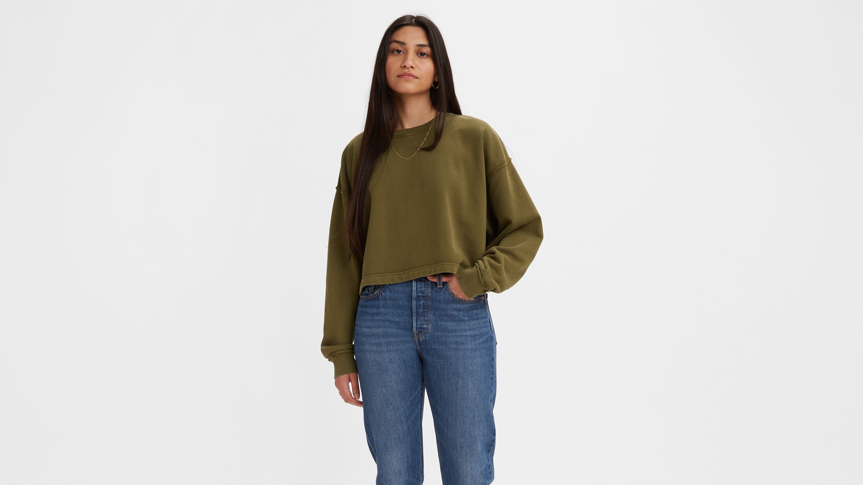 Roonie Cropped Sweatshirt 2