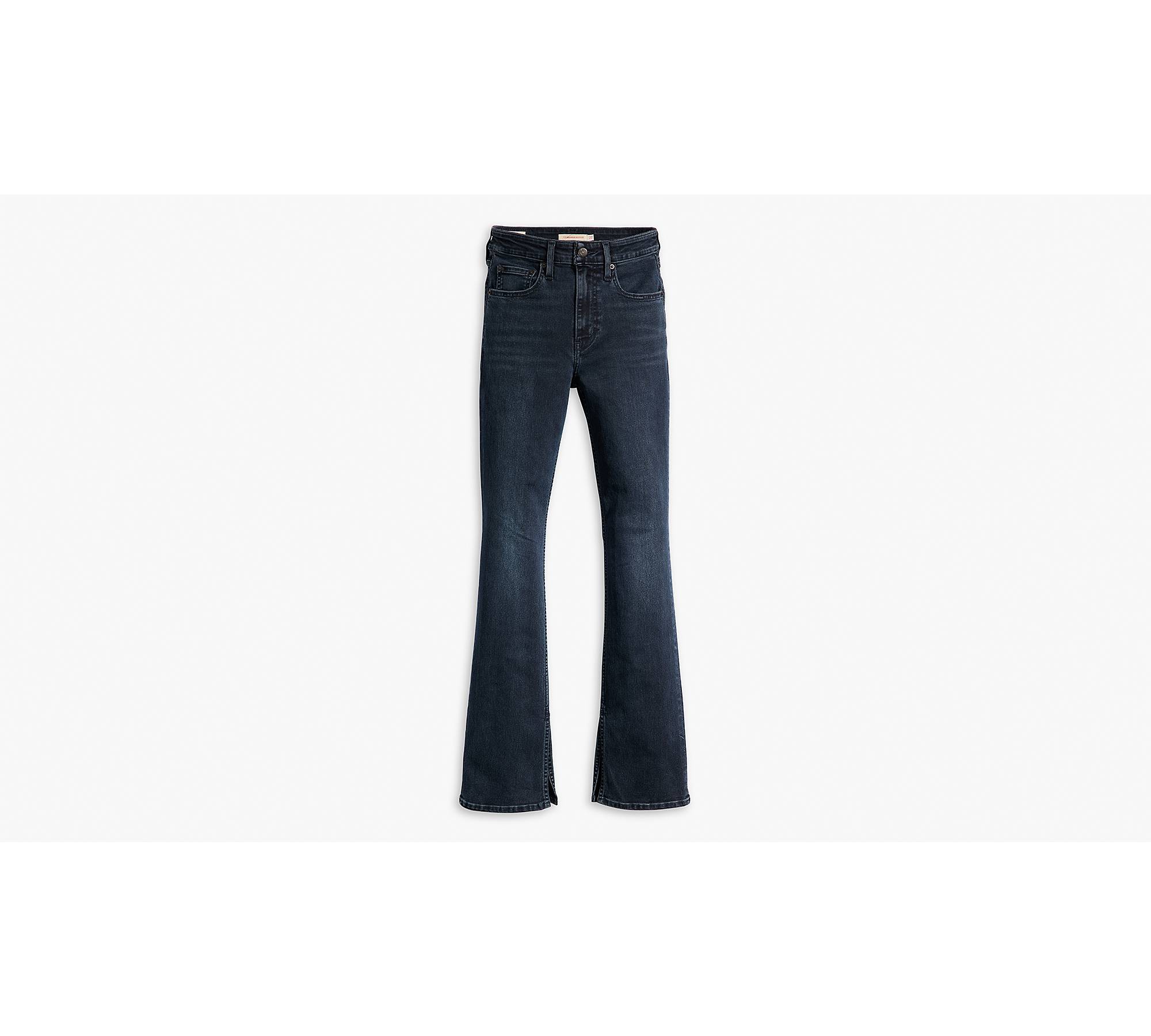725 High Rise Slit Bootcut Women's Jeans - Dark Wash