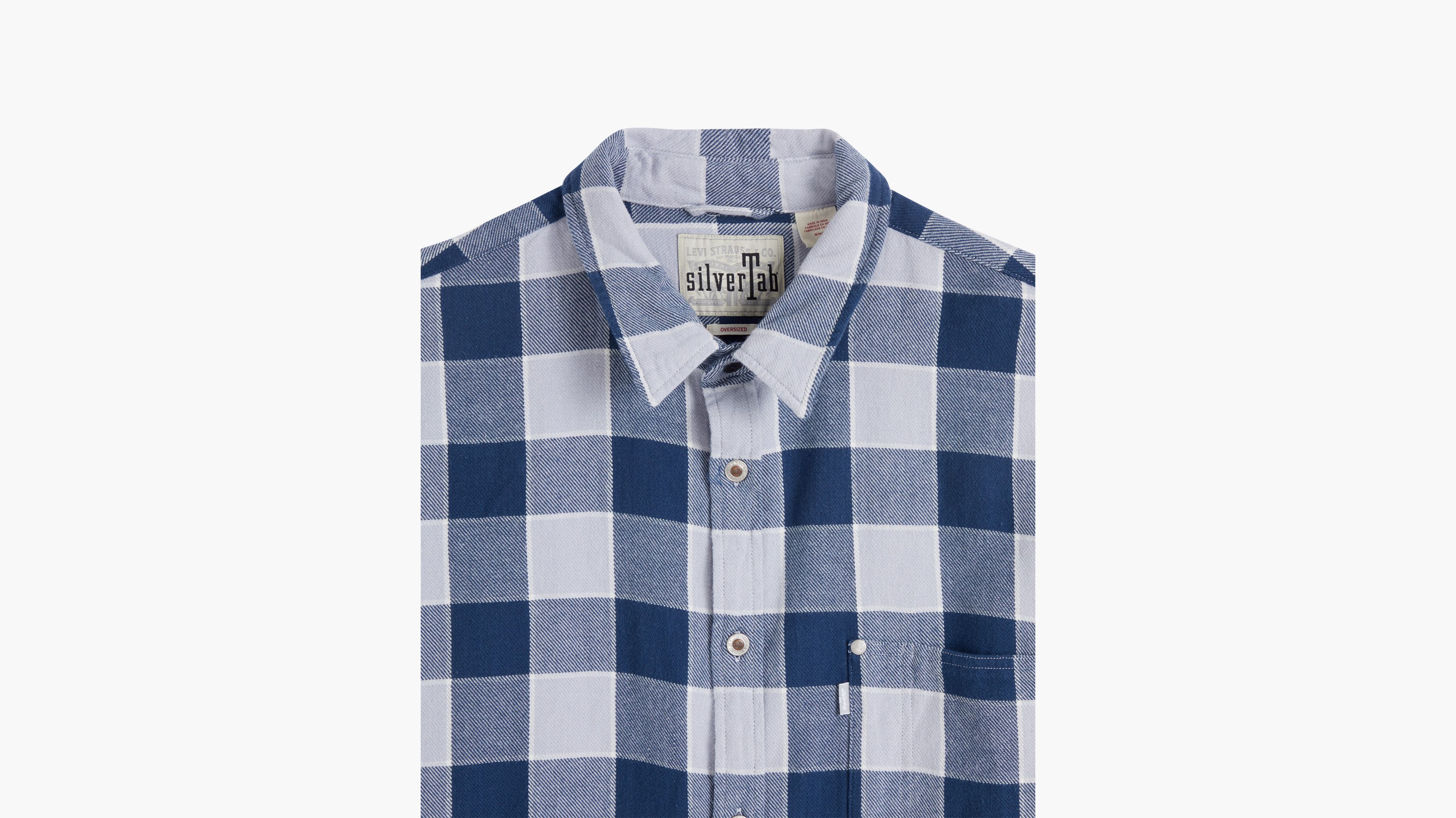 Camicia oversize con 1 taschino Silver Tab™ 5