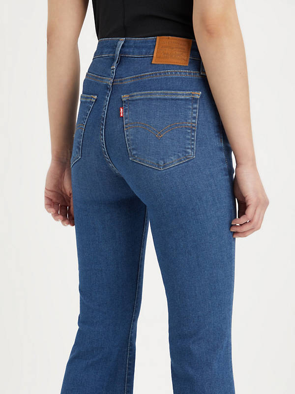726™ High Rise Flare Jeans - Blue | Levi's® CY