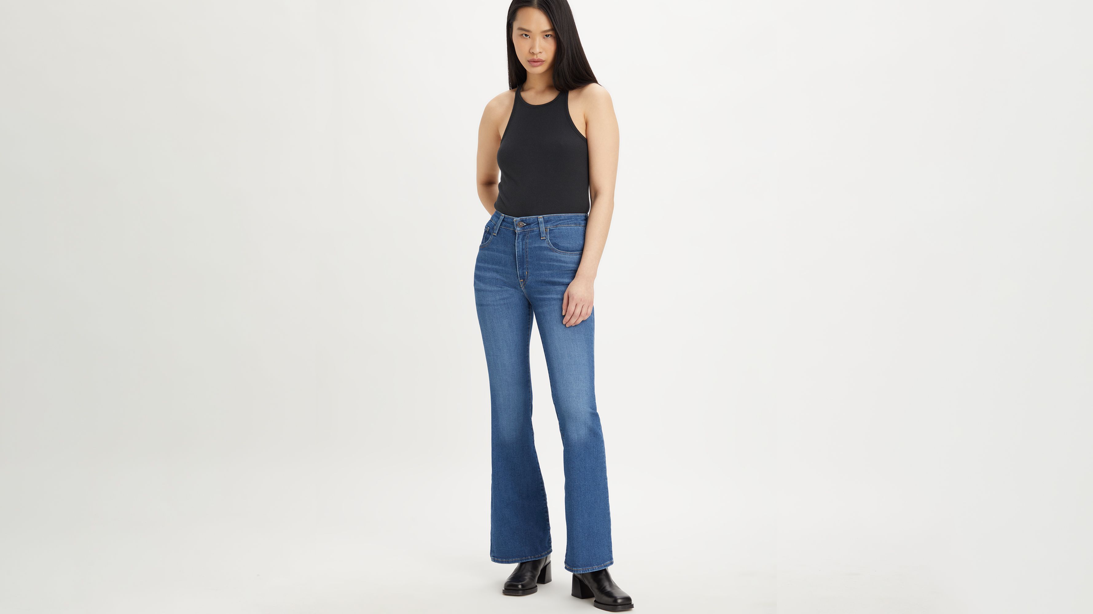 Jeans acampanados de talle alto 726™ 1