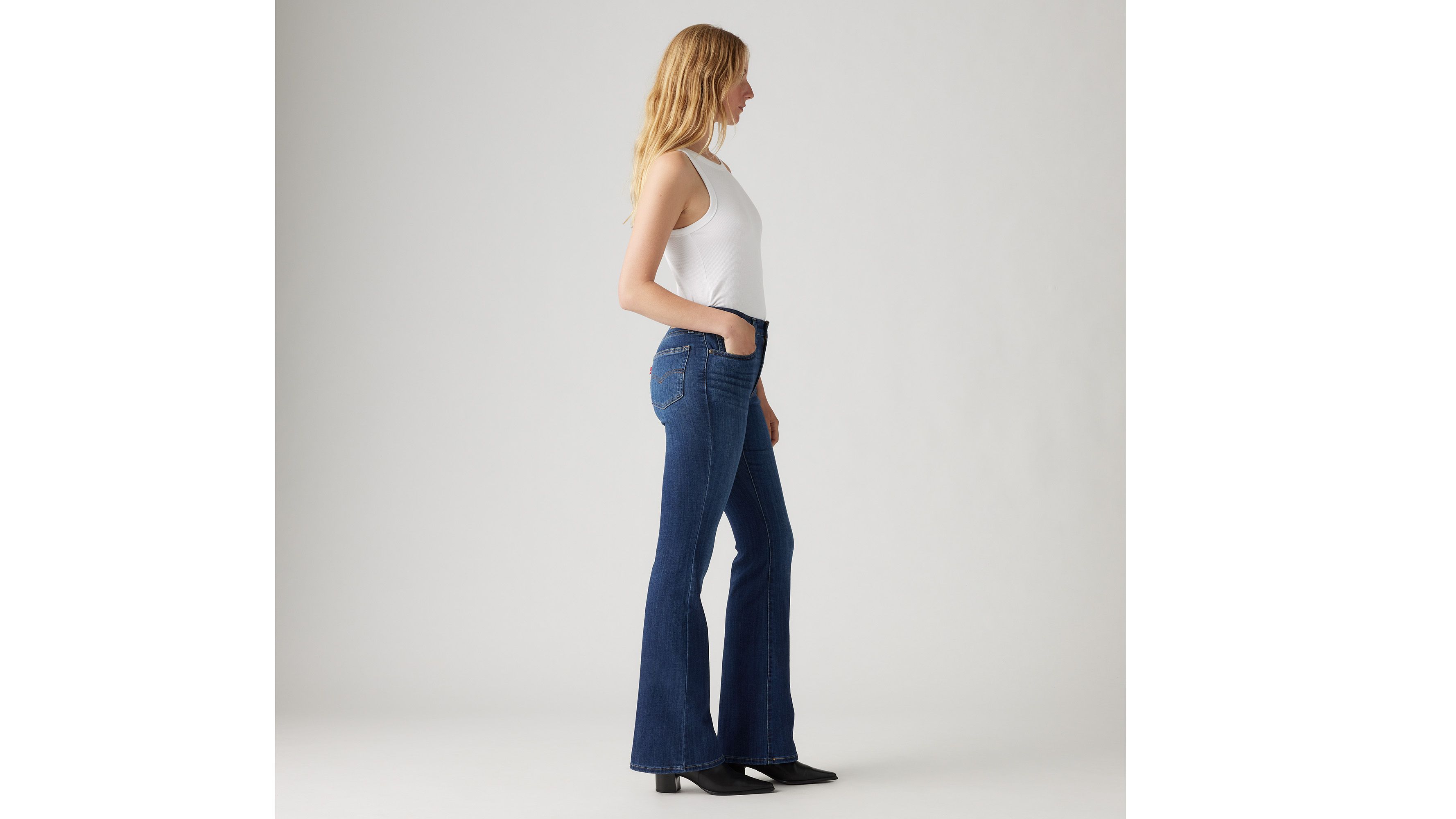 LEVI'S Jeans '70s High Flare' - Denim - marin babe (hellblau