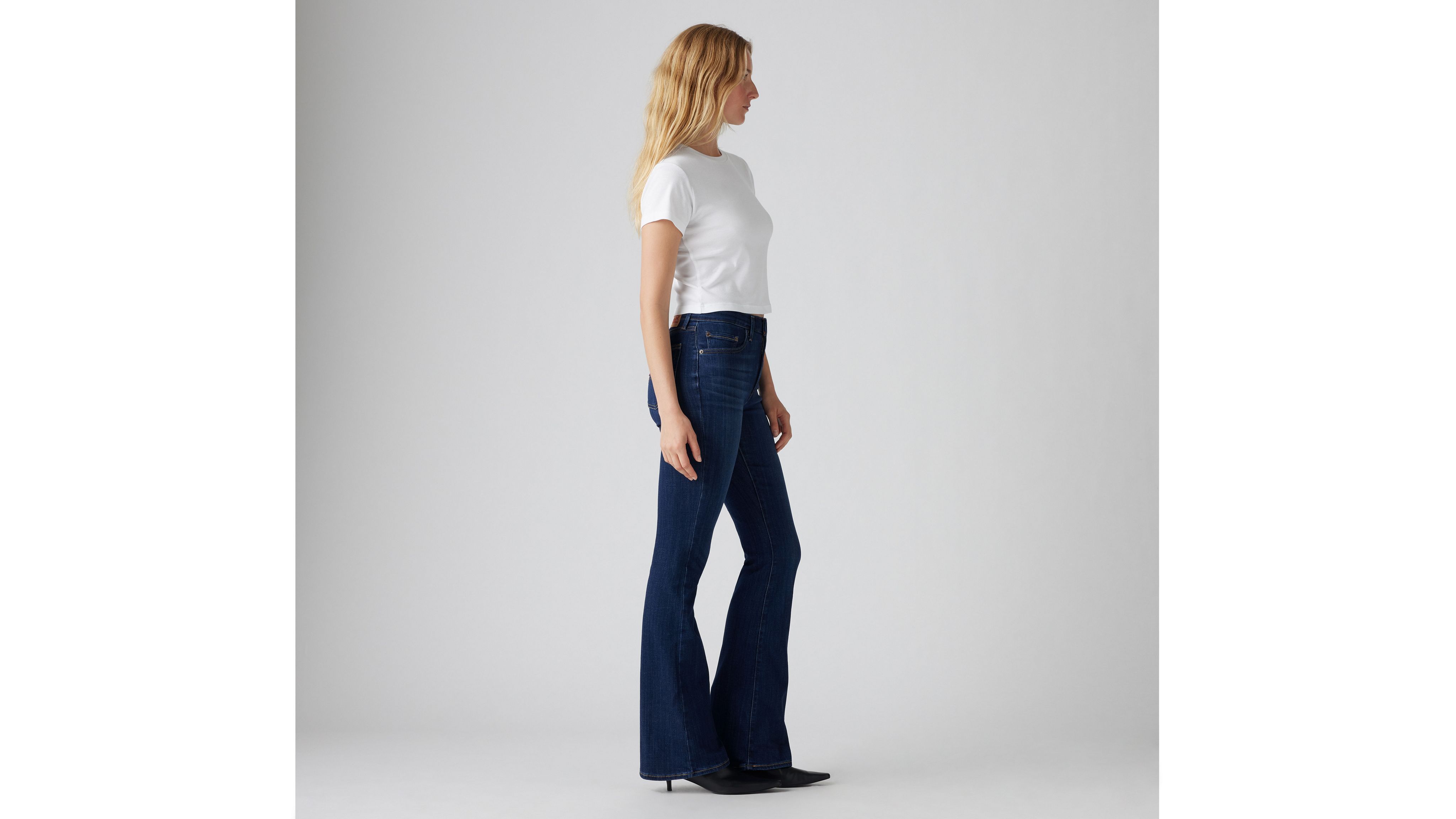 Levi's 726 High Rise Flare Women's Jeans 34x32 In Health Is Wealth