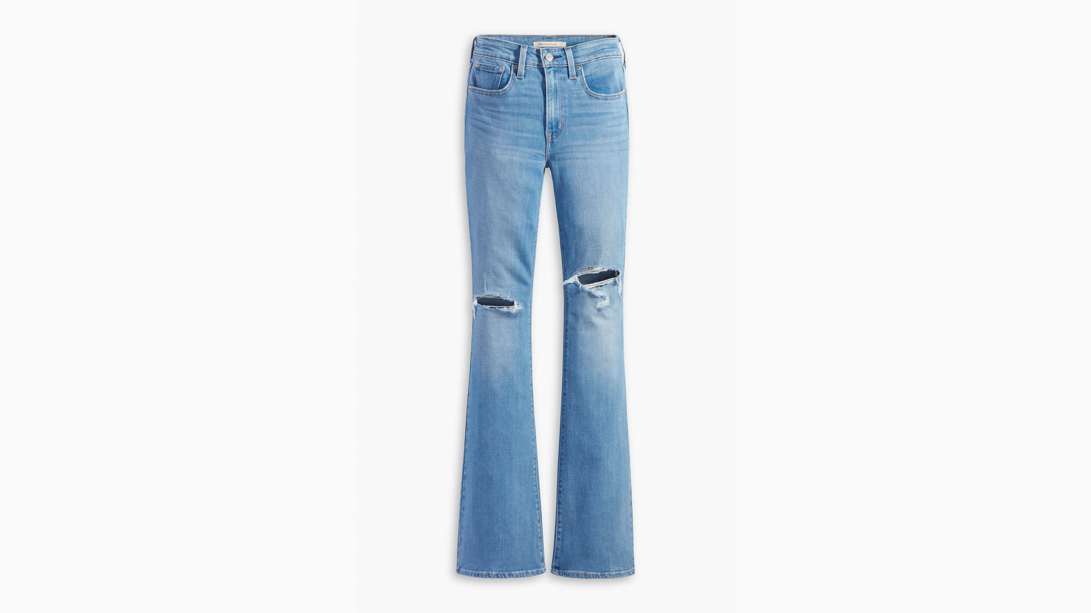 726 High Rise Flare Women's Jeans - Light Wash