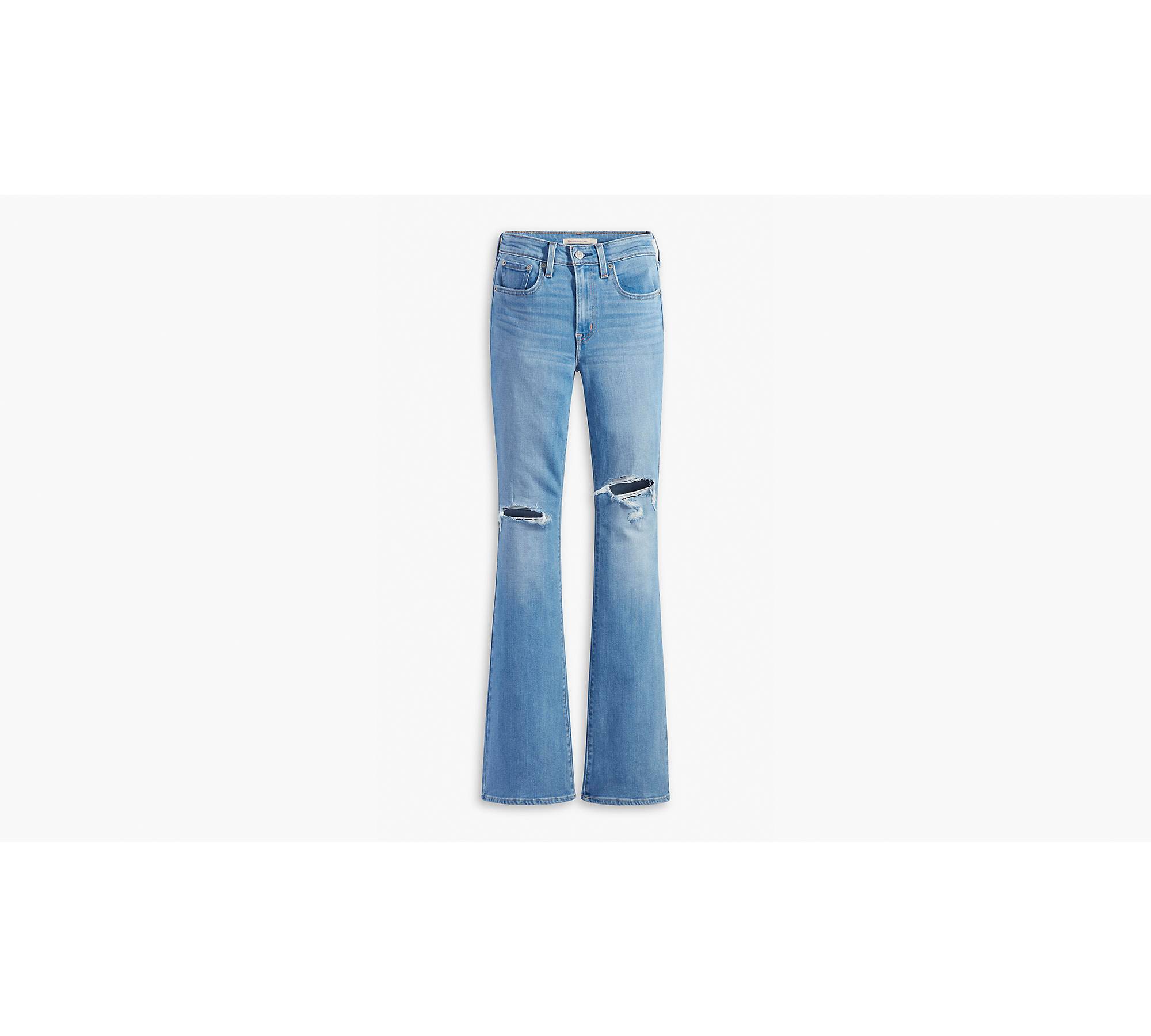 Levis Womens 726 High Rise Flare Jeans, (New) Lets Talk, 24 Short