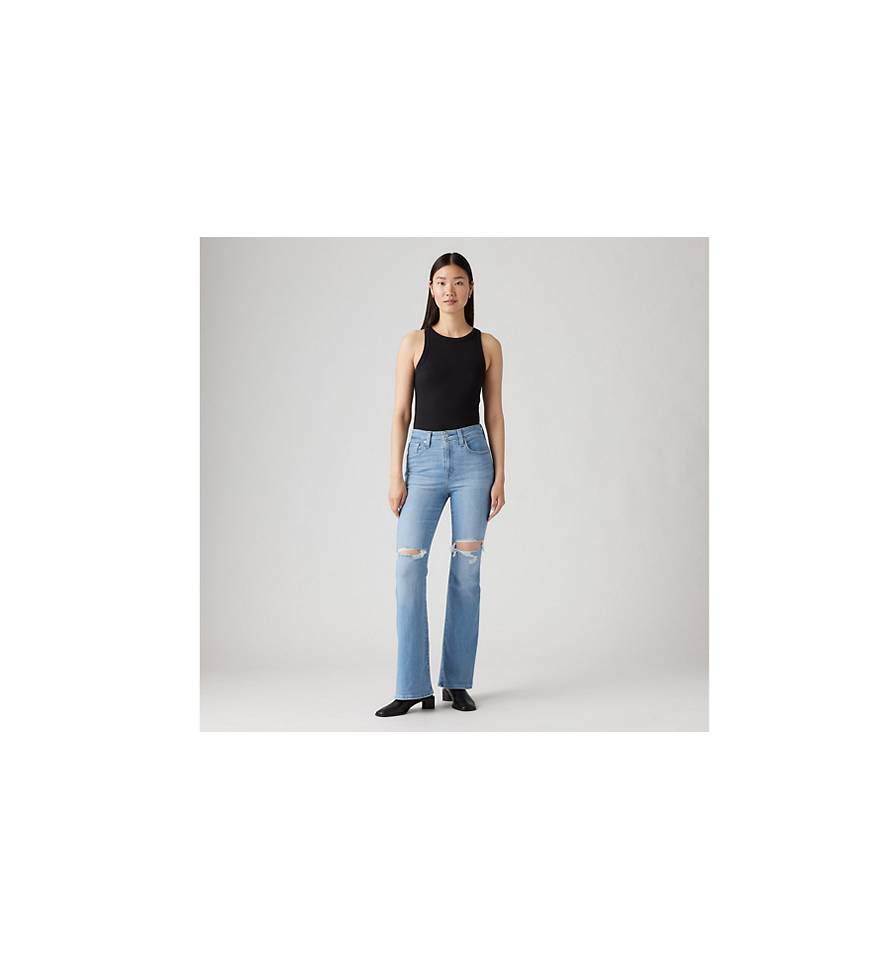 Levi's Women's 726 High Rise Flare Jeans, (New) Tribeca Moon, 34