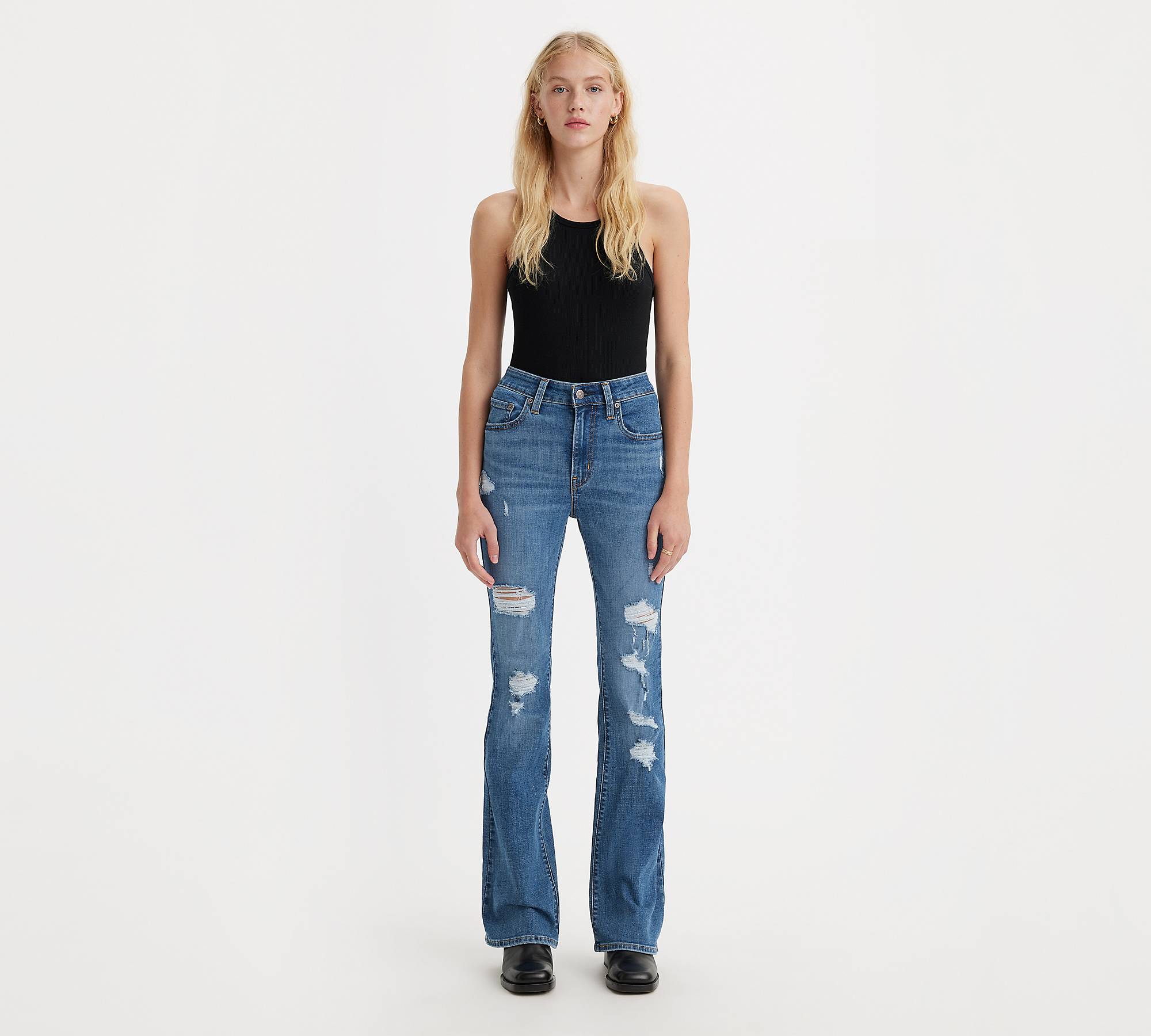 726 High Rise Flare Women's Jeans 1