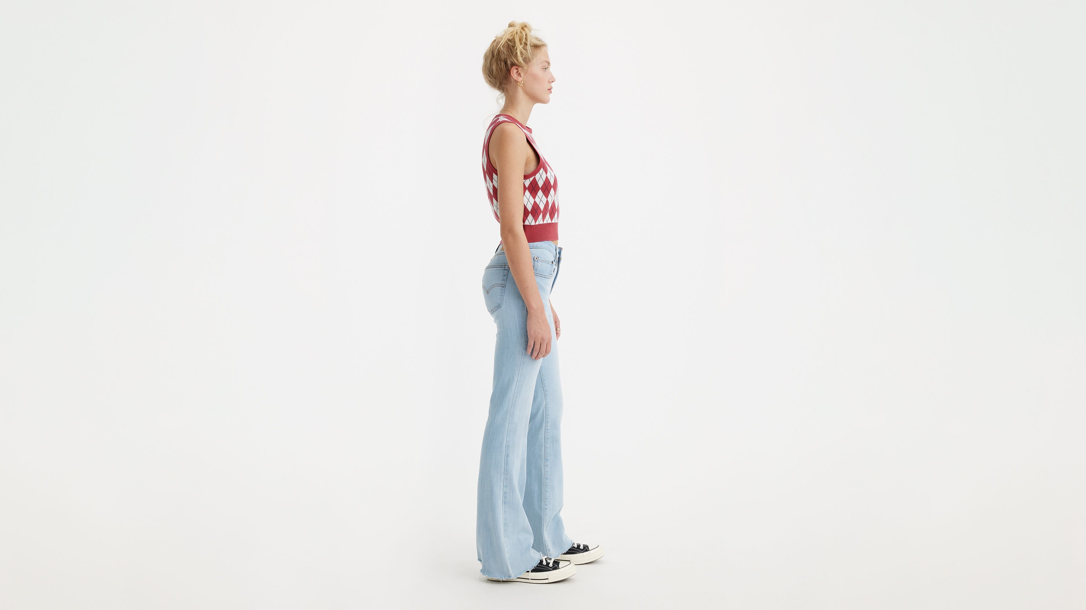 726 High Rise Flare Women's Jeans 2