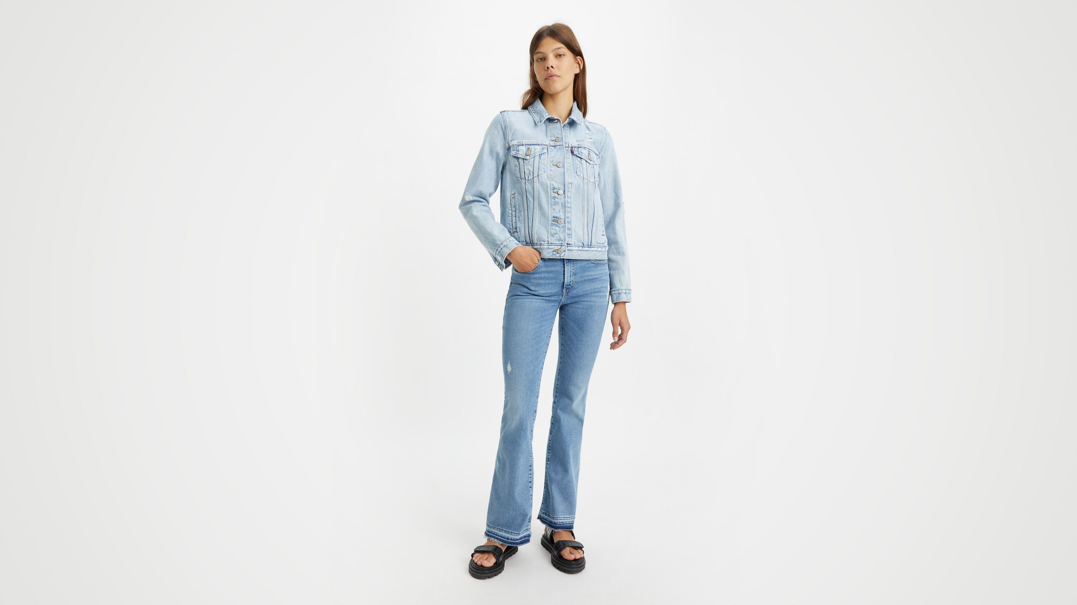 levis 726 high rise flare