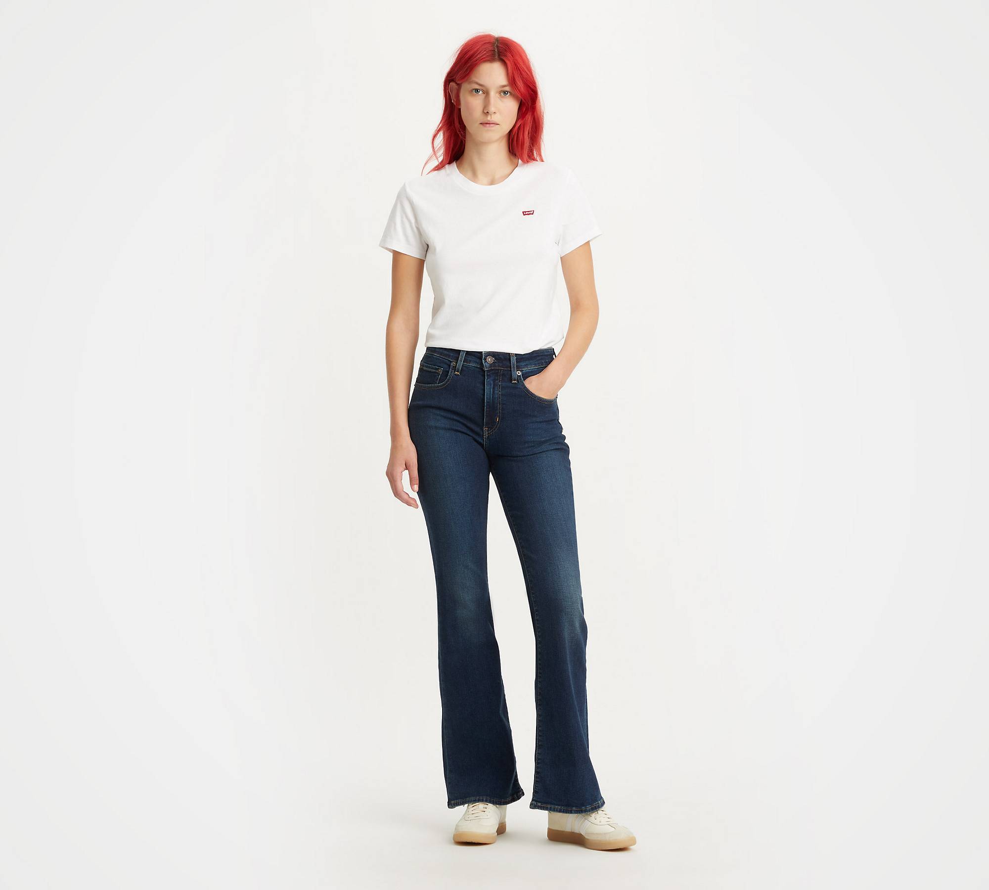 726™ High Rise Flare Jeans - Blue | Levi's® CH