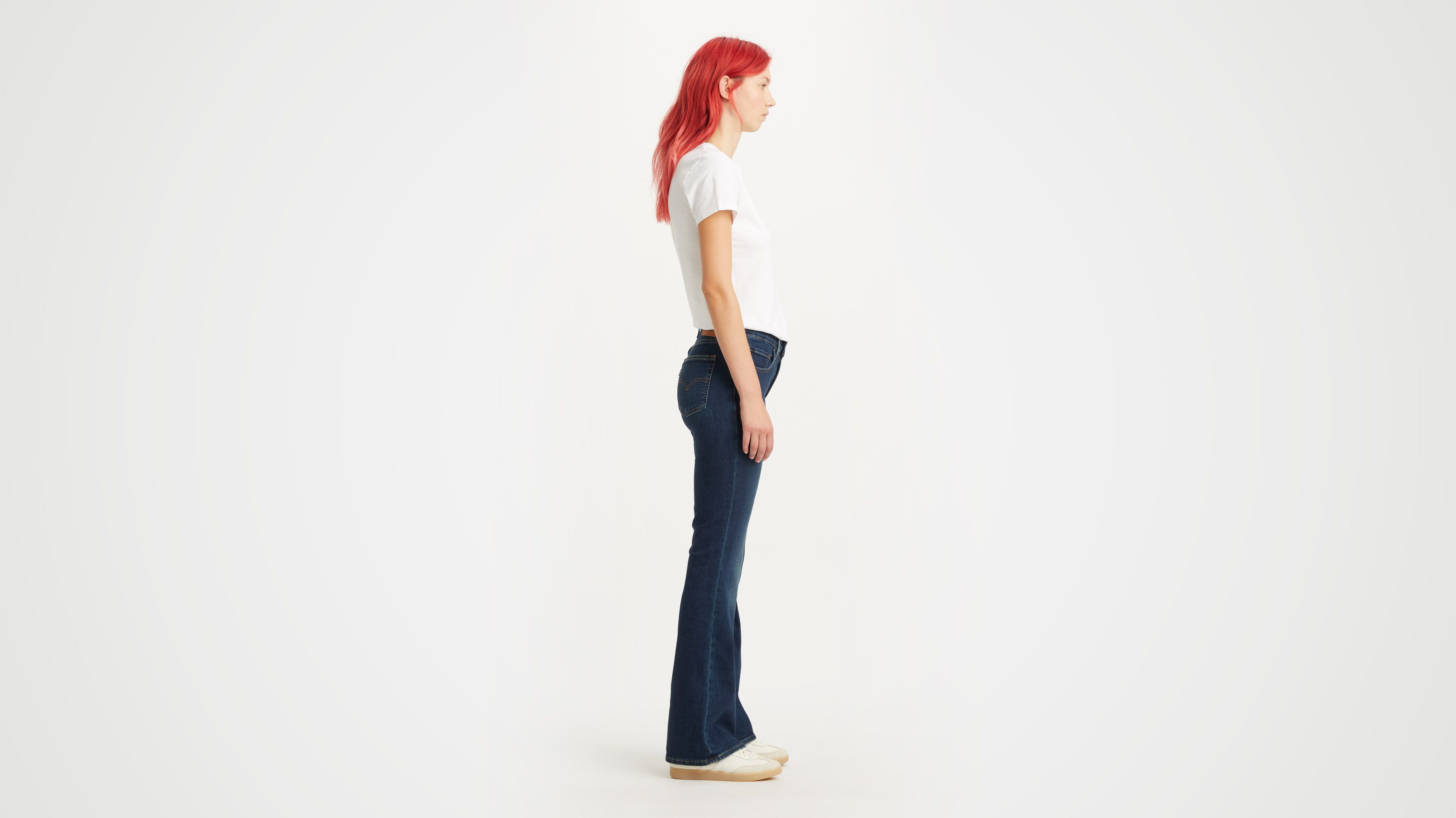 Jeans 726™ Flare com Cintura Subida e Lavagem Escura · Levi's · El