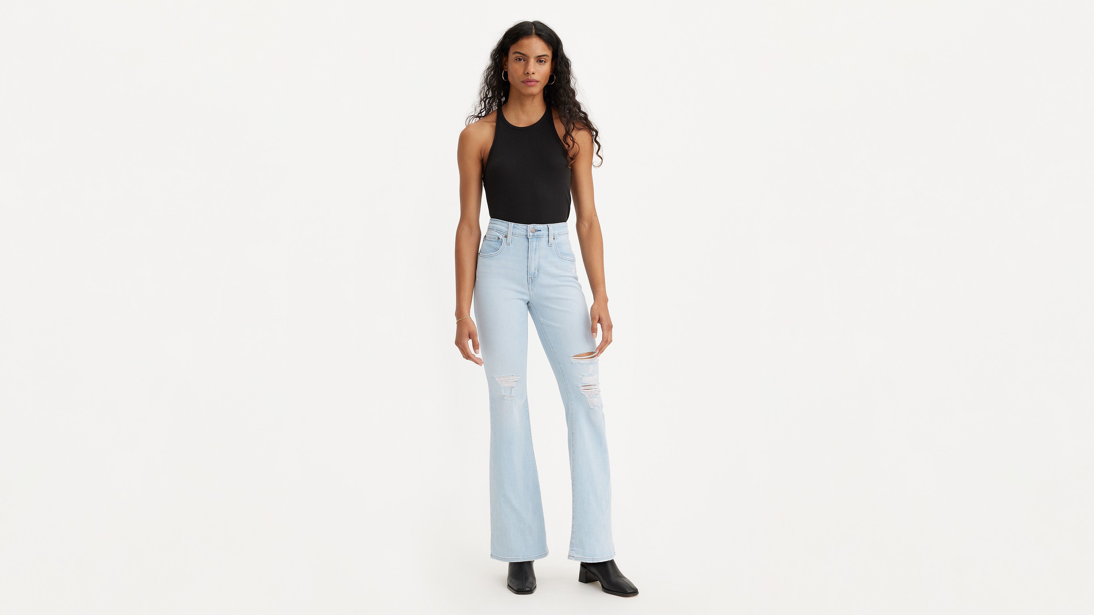 726 High Rise Flare Women's Jeans 1