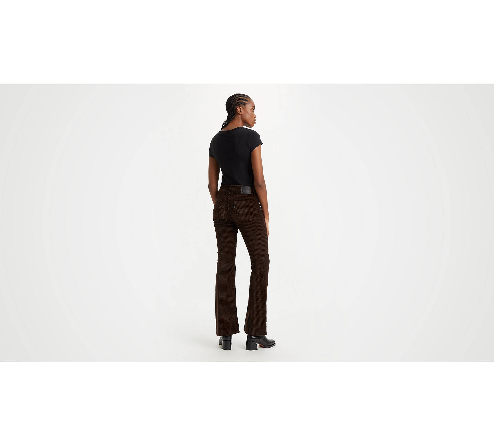 726™ High Rise Flare Jeans - Brown