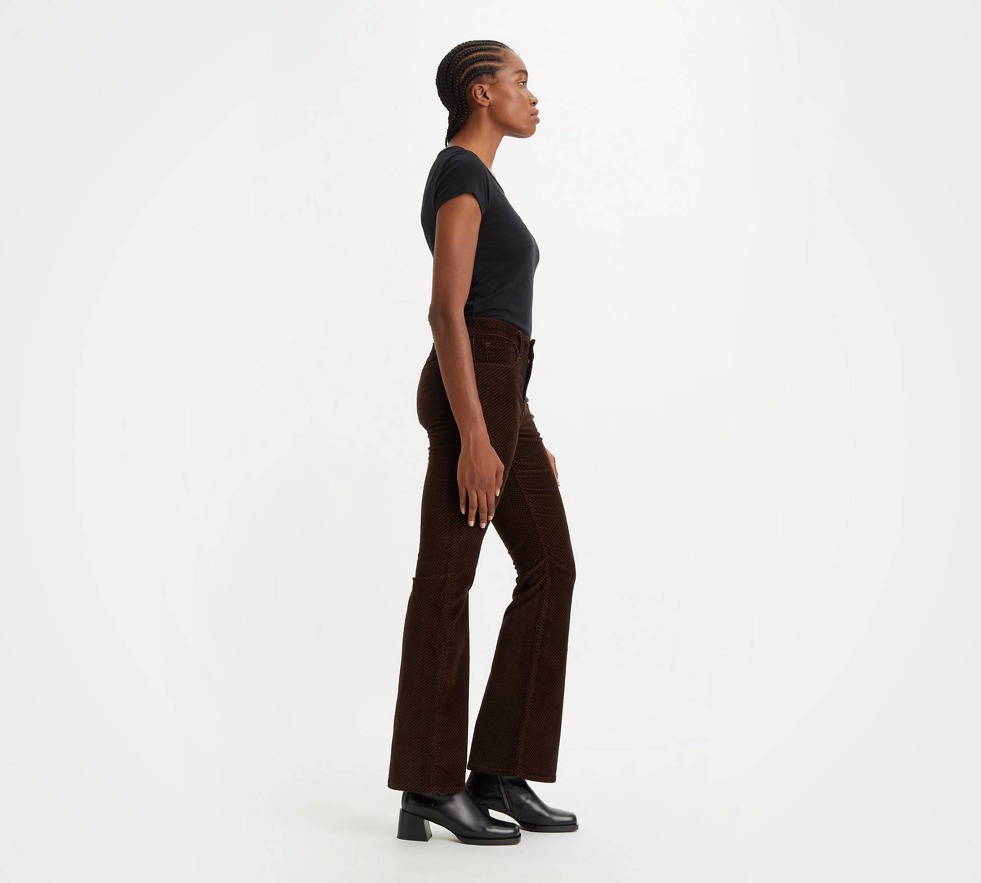 726™ High Rise Flare Jeans - Brown | Levi's® CY