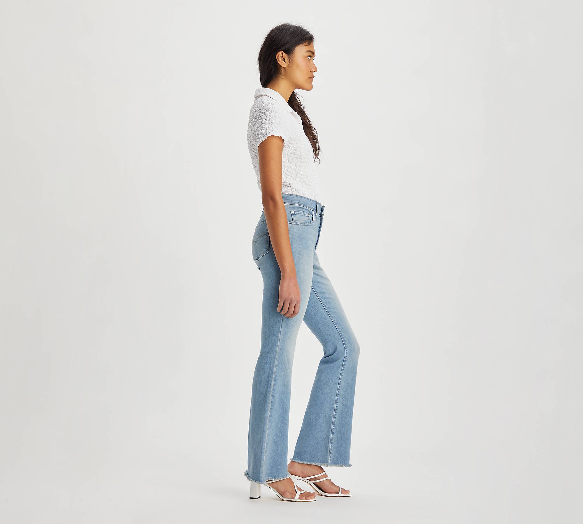 726™ High Rise Flare Jeans - Blue | Levi's® AT