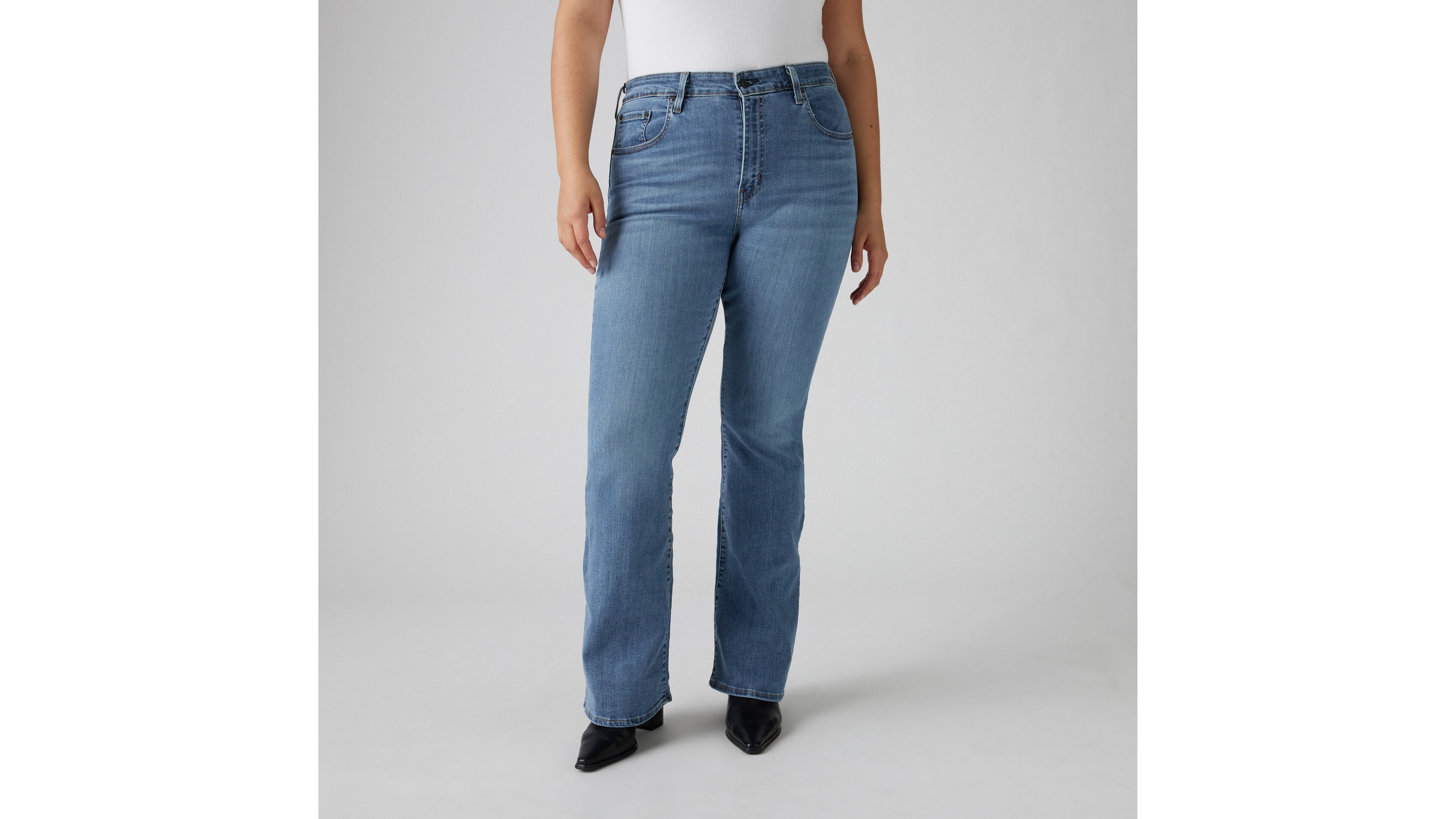 726 high rise flare women's jeans