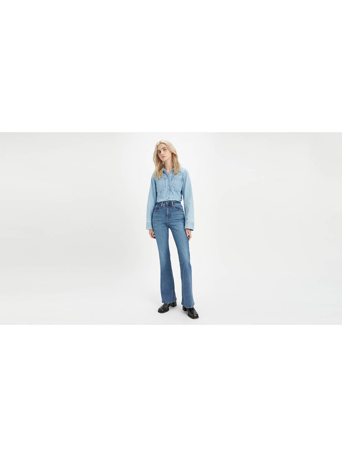Women's Flare Jeans - Flare Fit Bell Bottom Jeans
