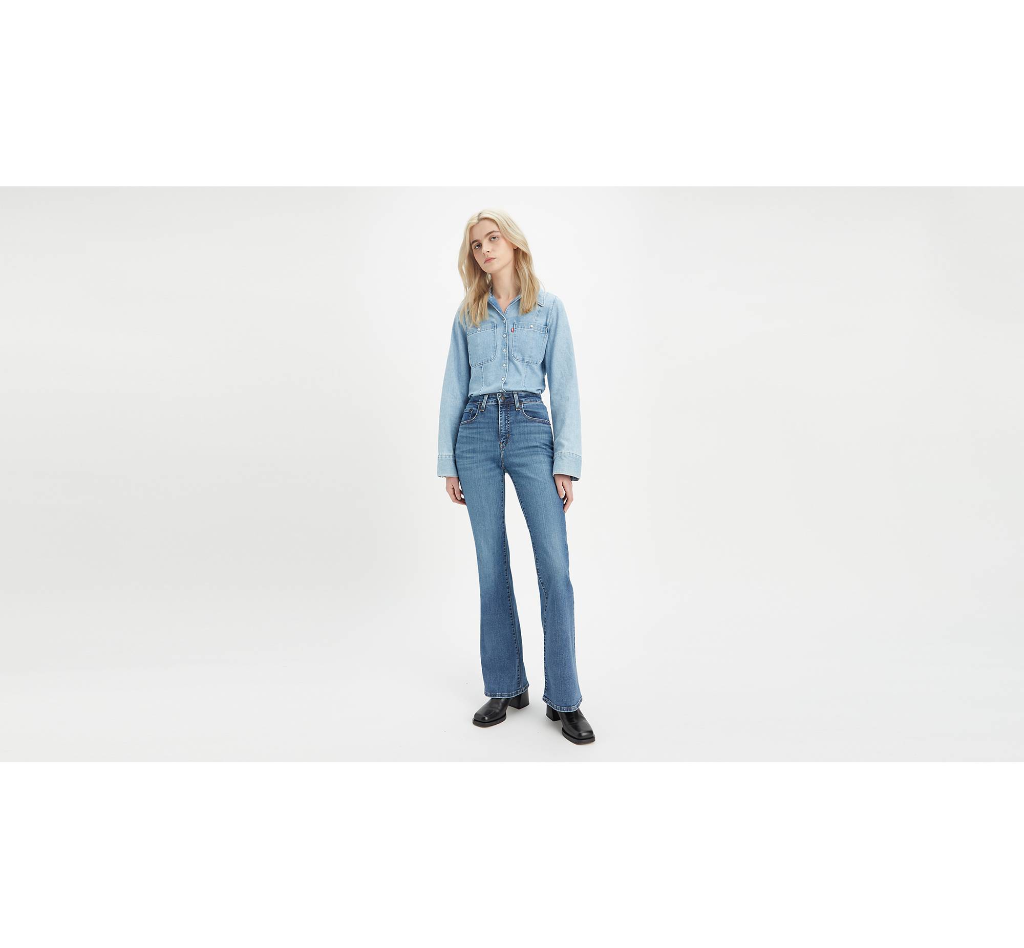 Levi\'s® Blue - 726™ Rise High Jeans Flare | AZ