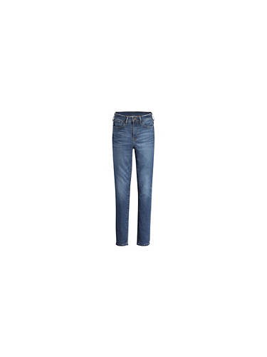 리바이스 Levi 726 High Rise Flare Womens Jeans,Blue Wave Mid - Medium Wash