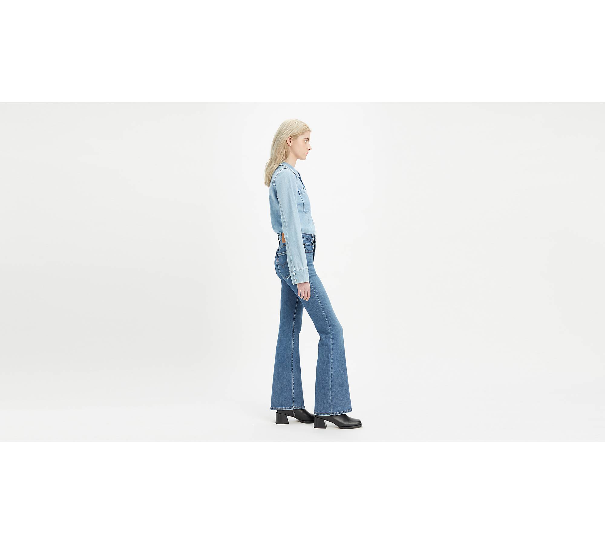 726™ High Rise Flare Jeans - Blue