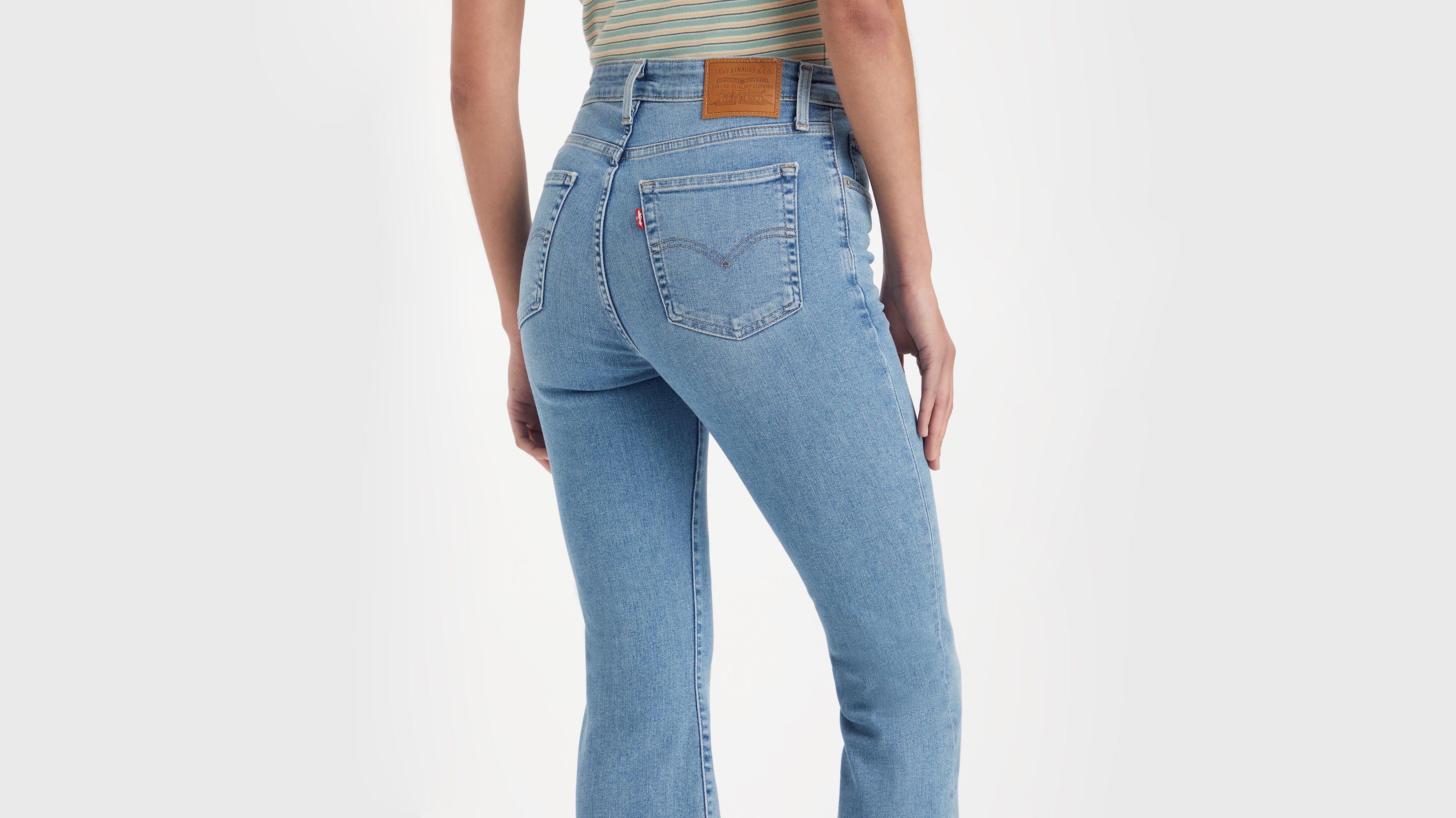  Levi's Jeans acampanados de tiro alto 726 para mujer (estándar  y plus) : Ropa, Zapatos y Joyería