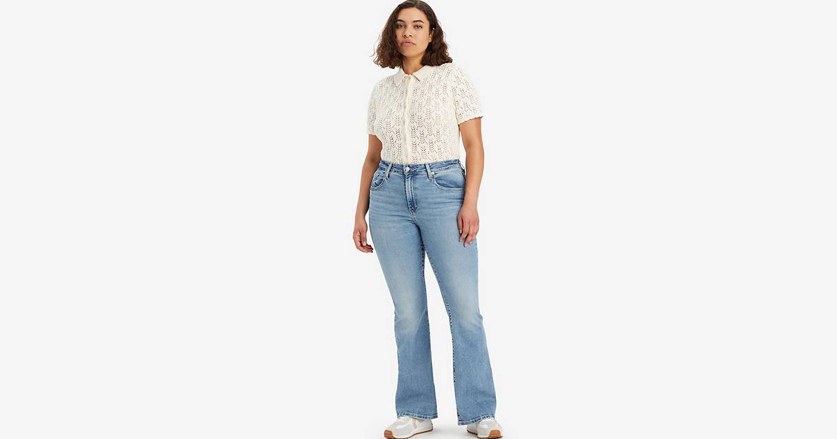 726™ High Rise Flare Jeans - Blue | Levi's® IE