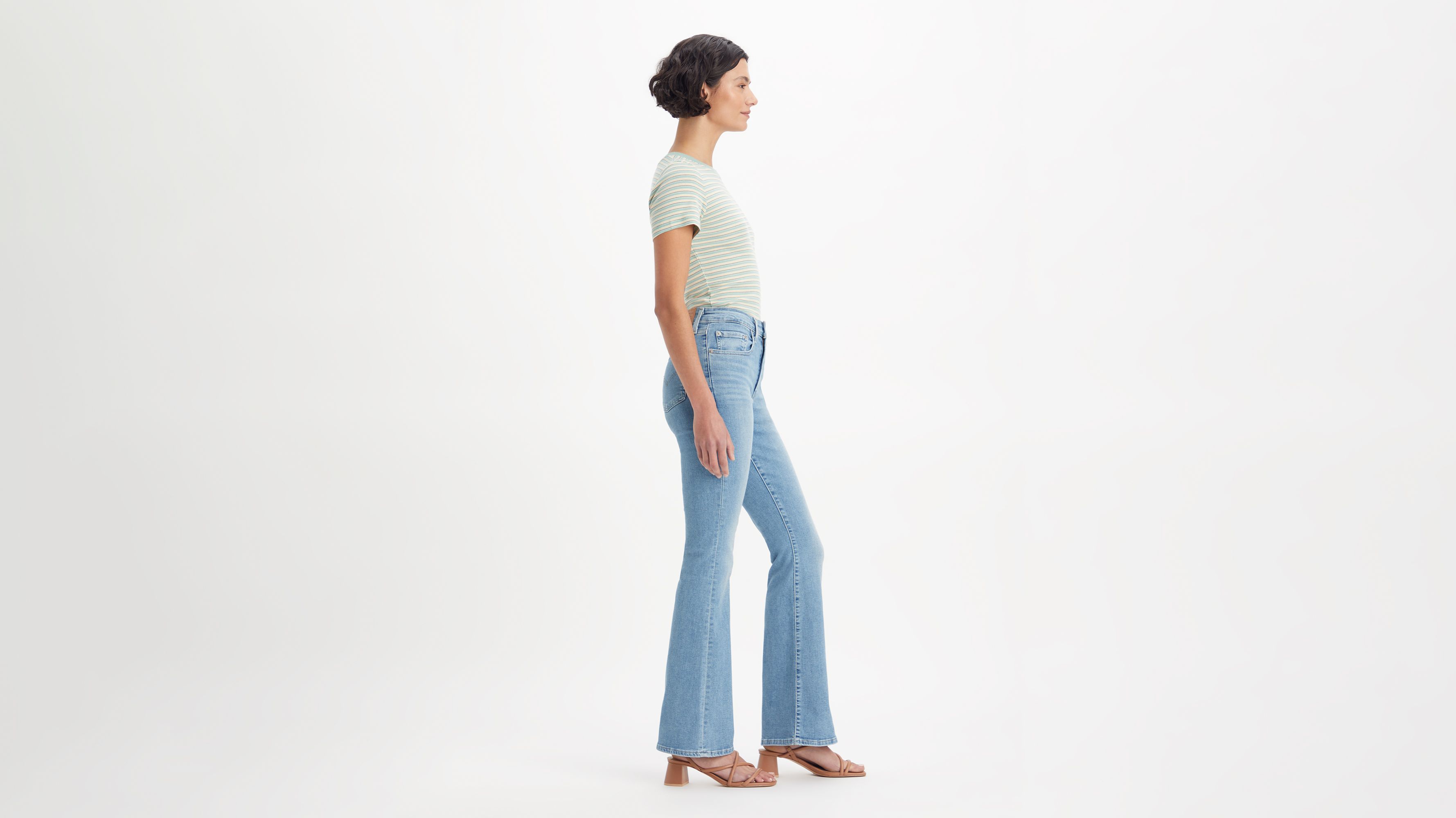 726™ High Rise Flare Jeans (plus Size) - Blue