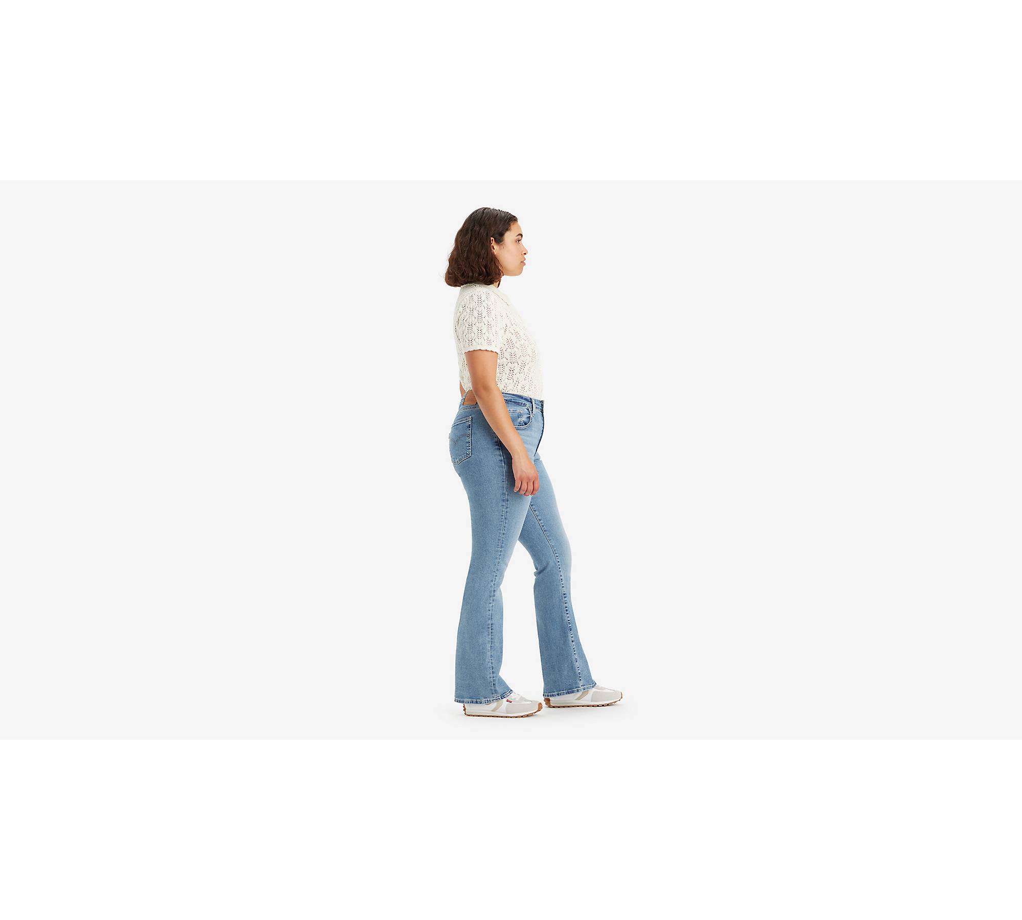 726™ High Rise Flare Jeans - Blue | Levi's® GB