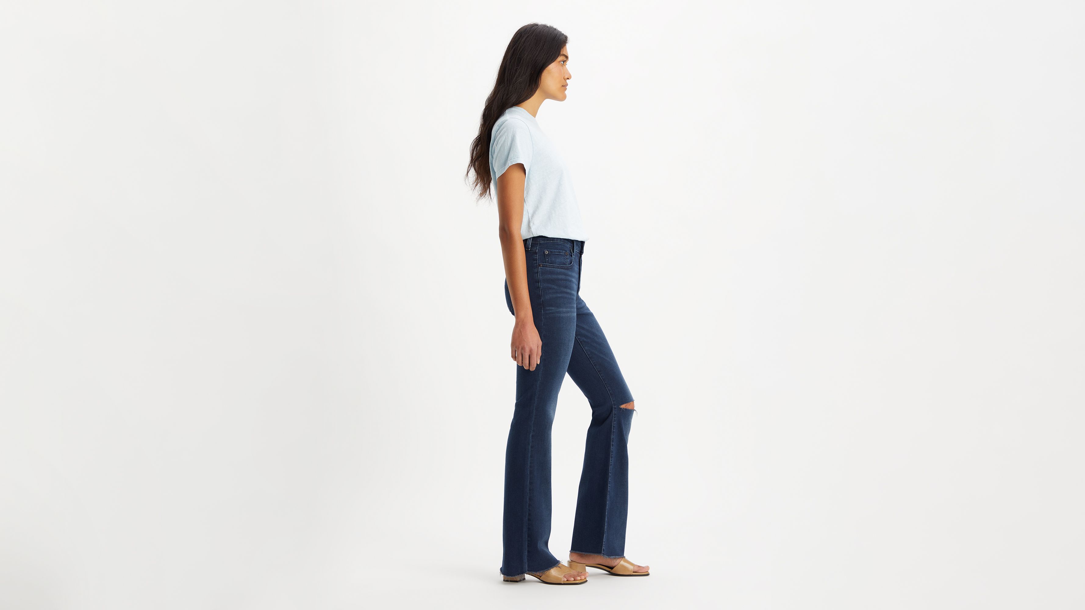 726 High Rise Flare Women's Jeans 4