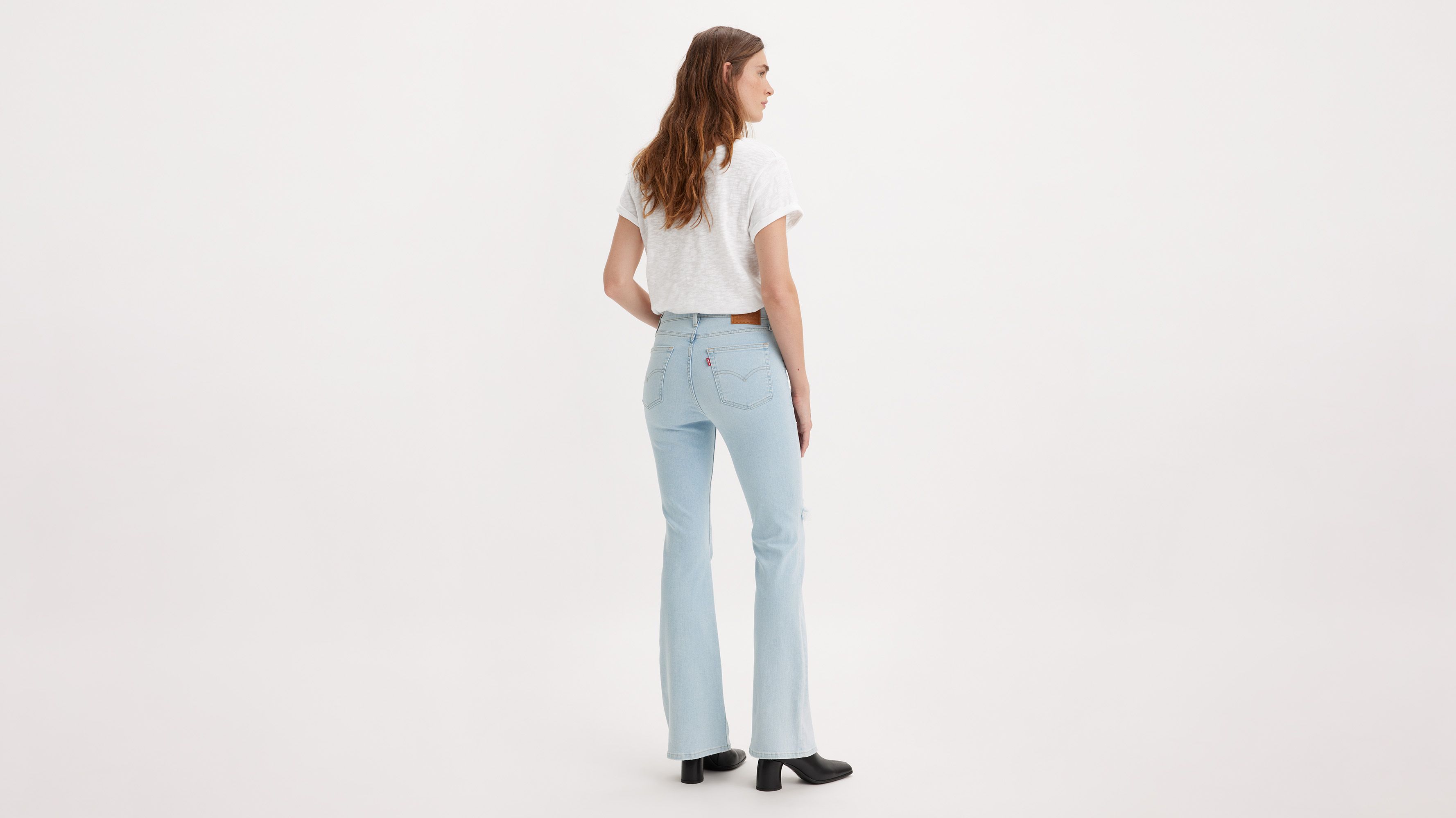 LEVI'S 726 HIGH RISE FLARE WOMEN'S JEANS 28X32 
