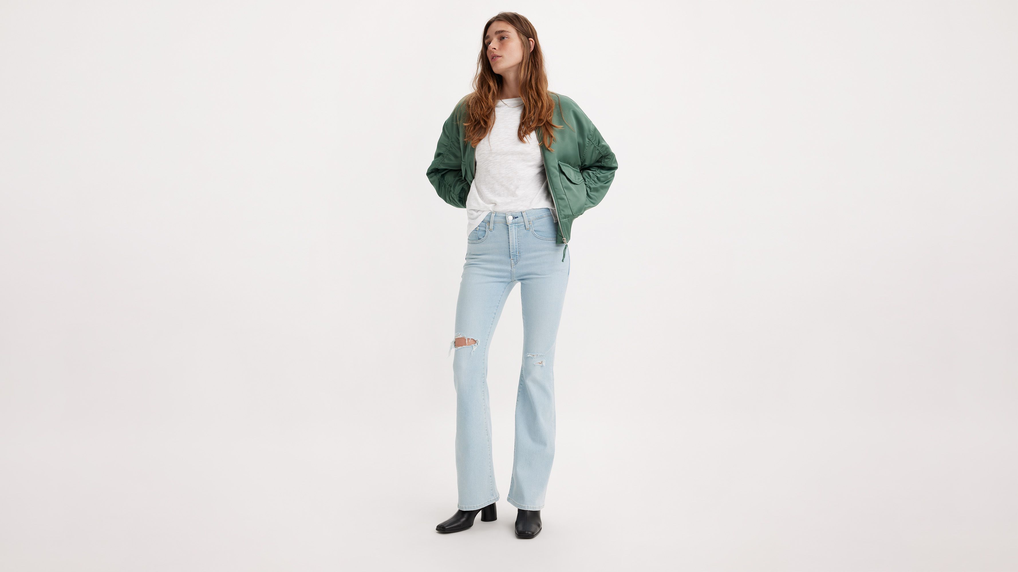 726 High Rise Flare Women's Jeans 1