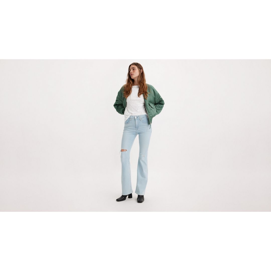 LEVI'S 726 HIGH RISE FLARE WOMEN'S JEANS 28X32 