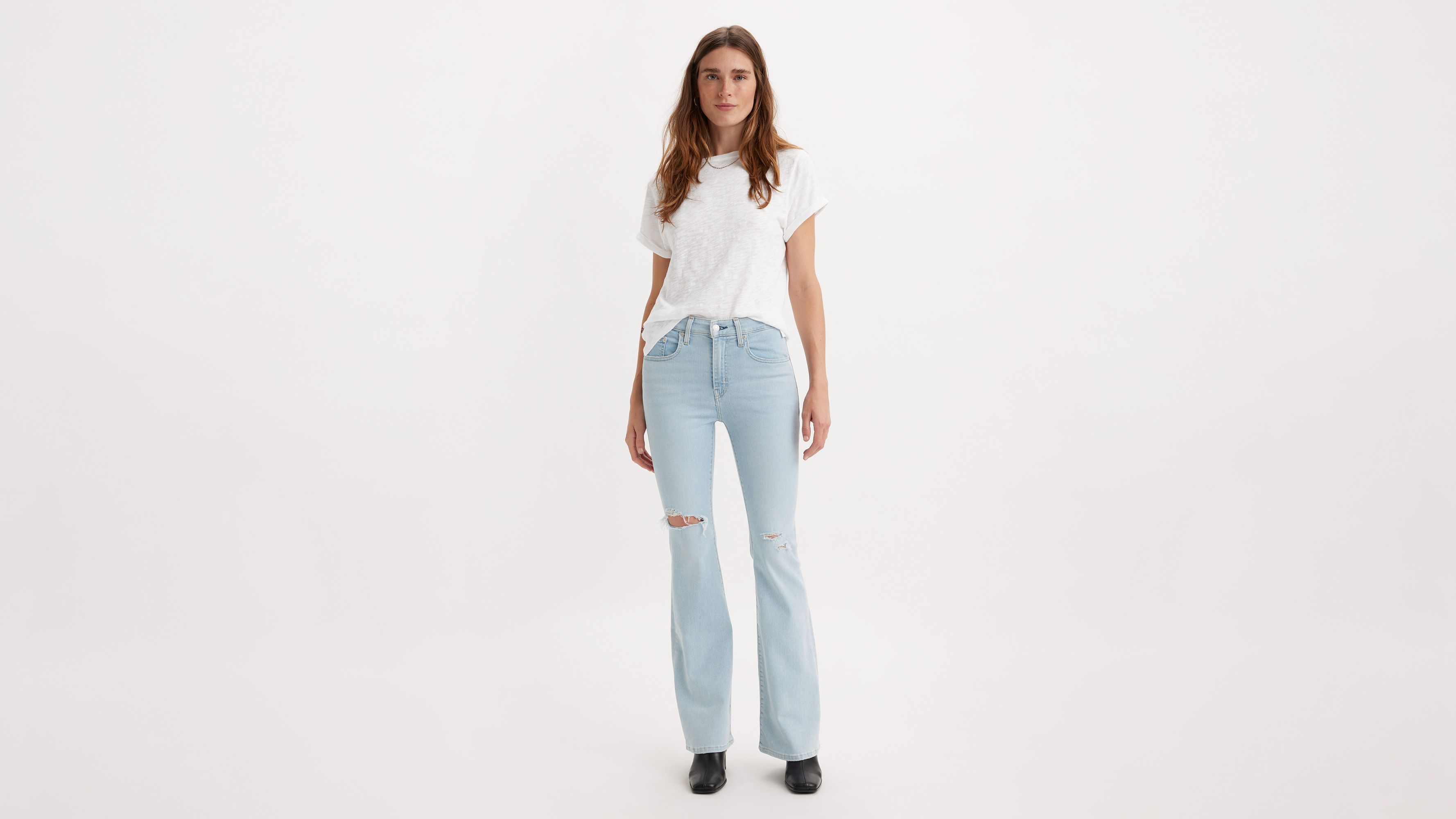 726 High Rise Flare Women's Jeans 5