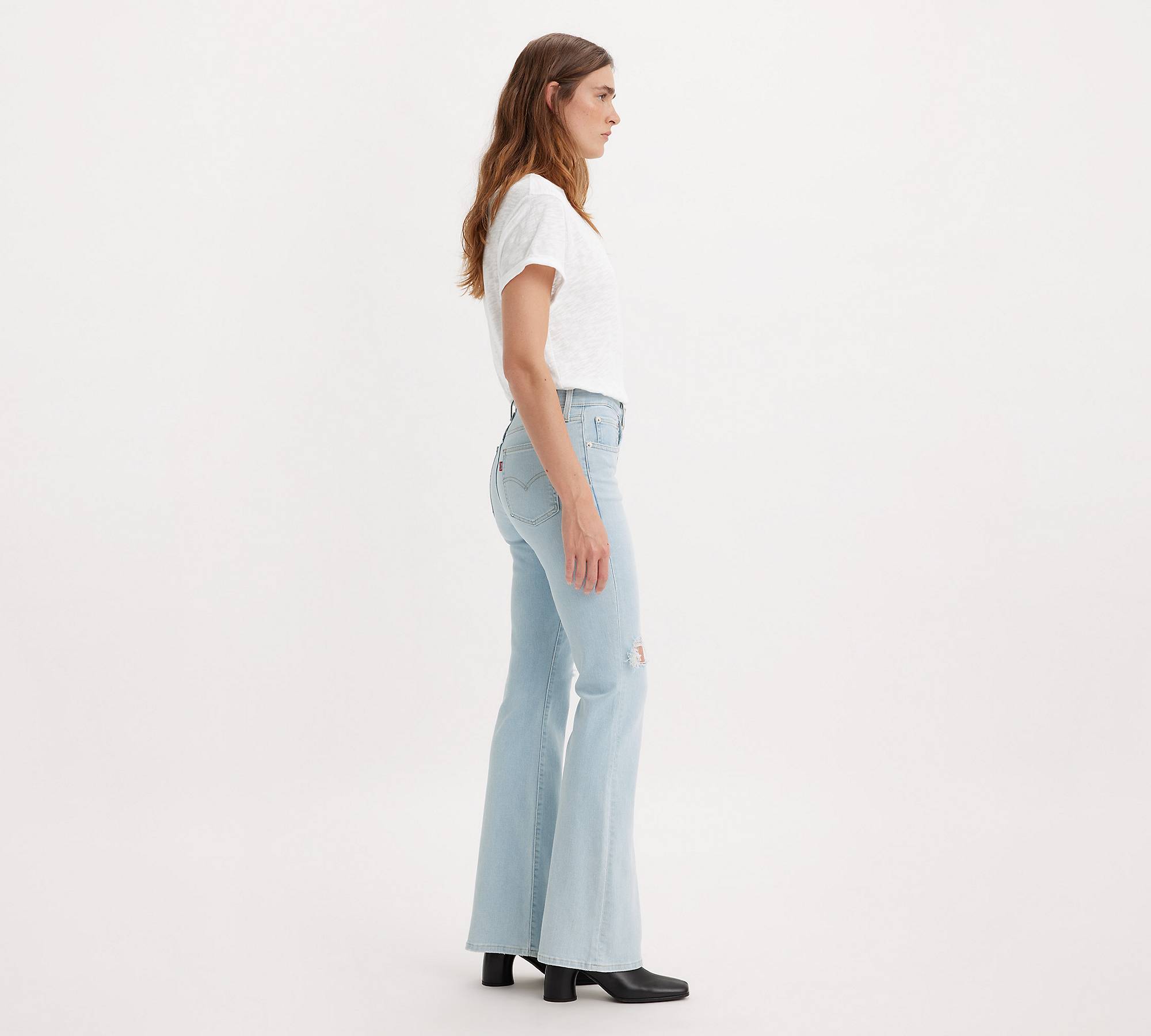 726™ High Rise Flare Jeans - Blue | Levi's® GB