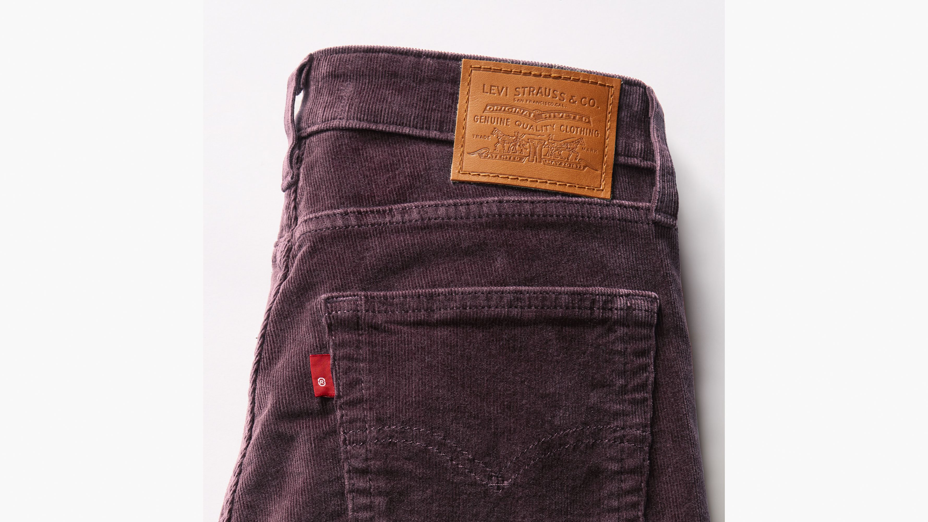 726 High Rise Flare Corduroy Women's Jeans - Purple | Levi's® US