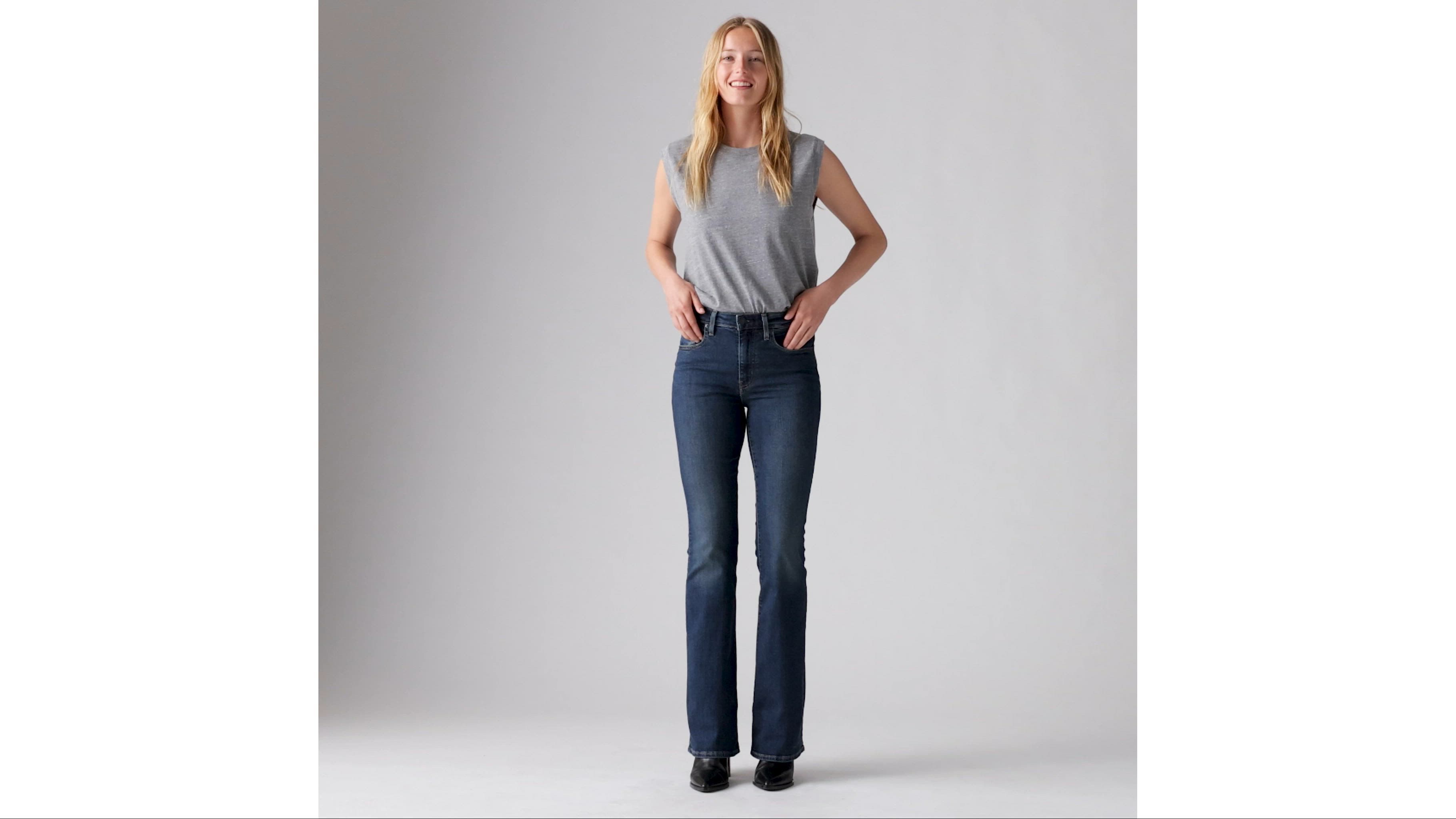 726 High Rise Flare Corduroy Women's Jeans - Purple | Levi's® US