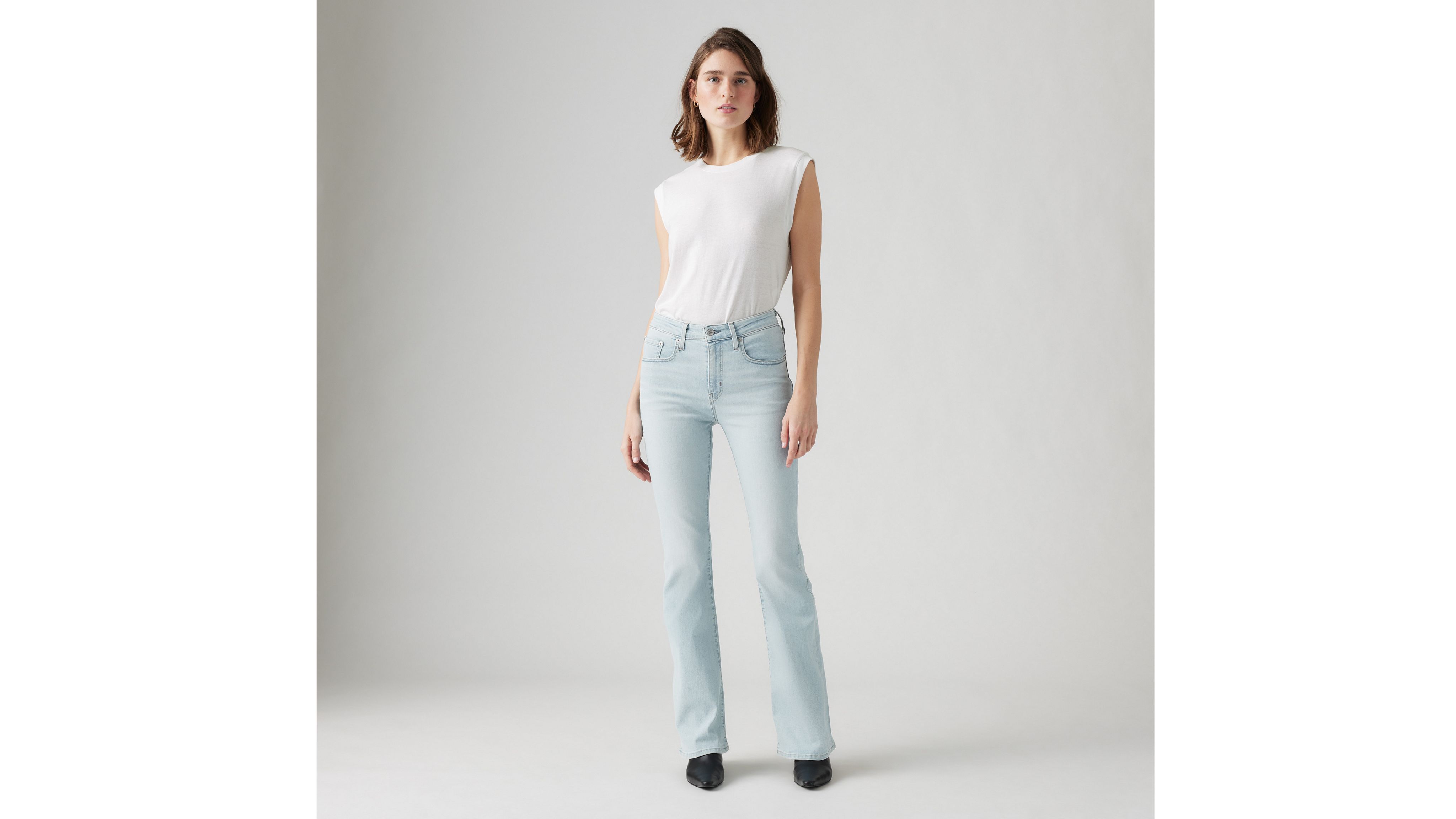 Levi's 726 High Rise Flare Women's Jeans 32x34 In Flip Through