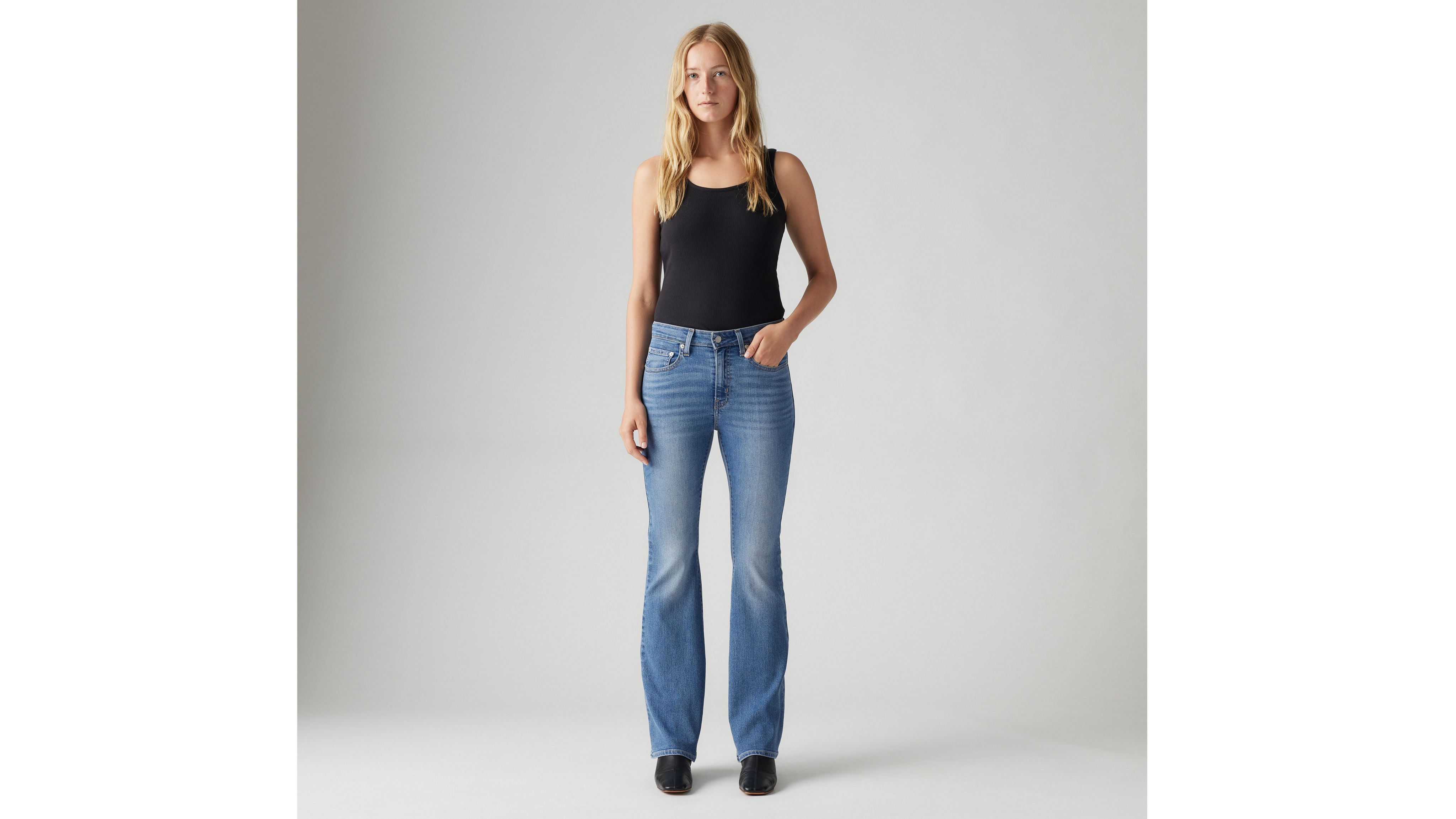 Levi's 726 High Rise Flare Women's Jeans 34x34 In Eternal Indigo