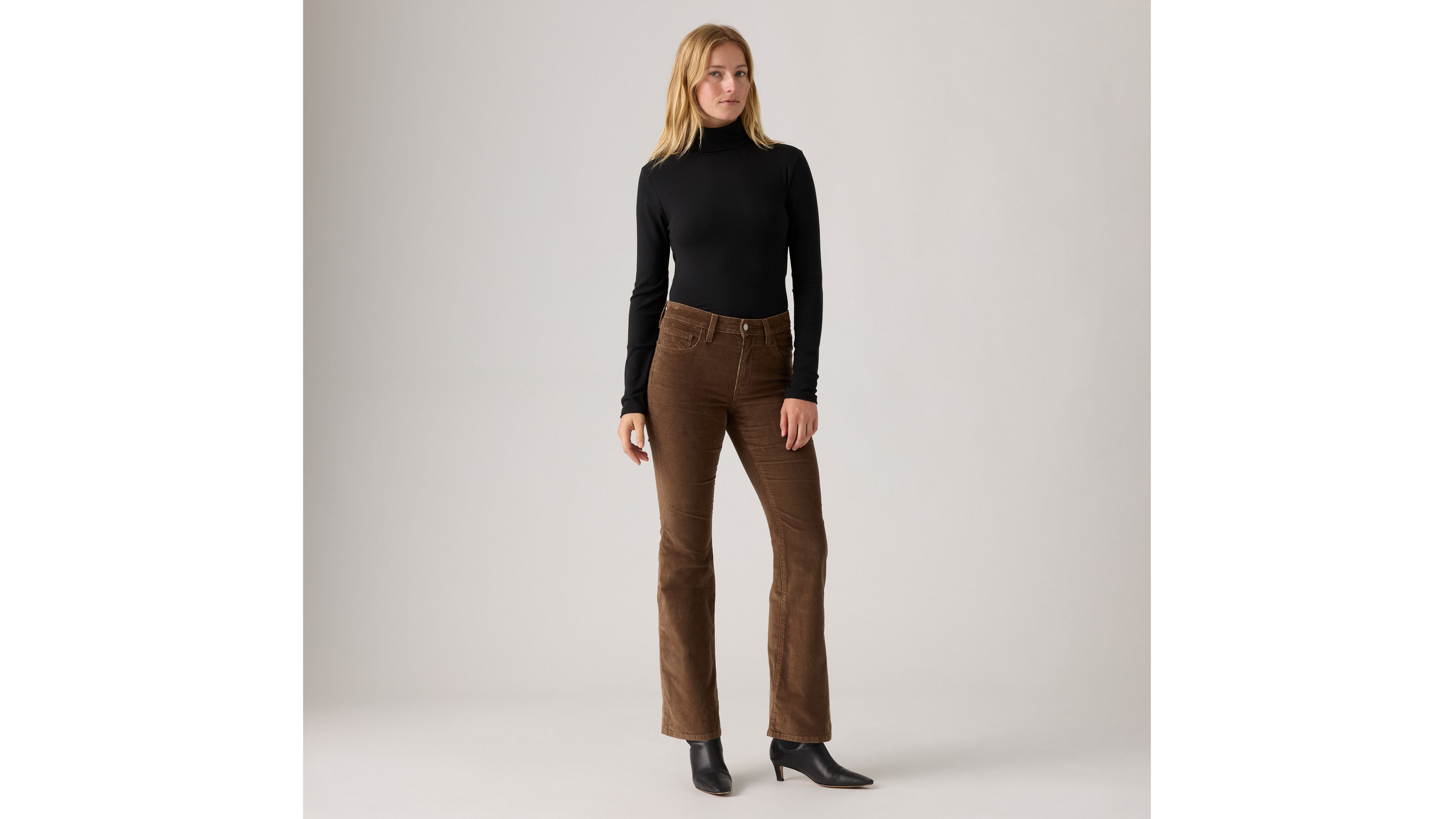 726 High-Rise Flare Corduroy Women's Pants