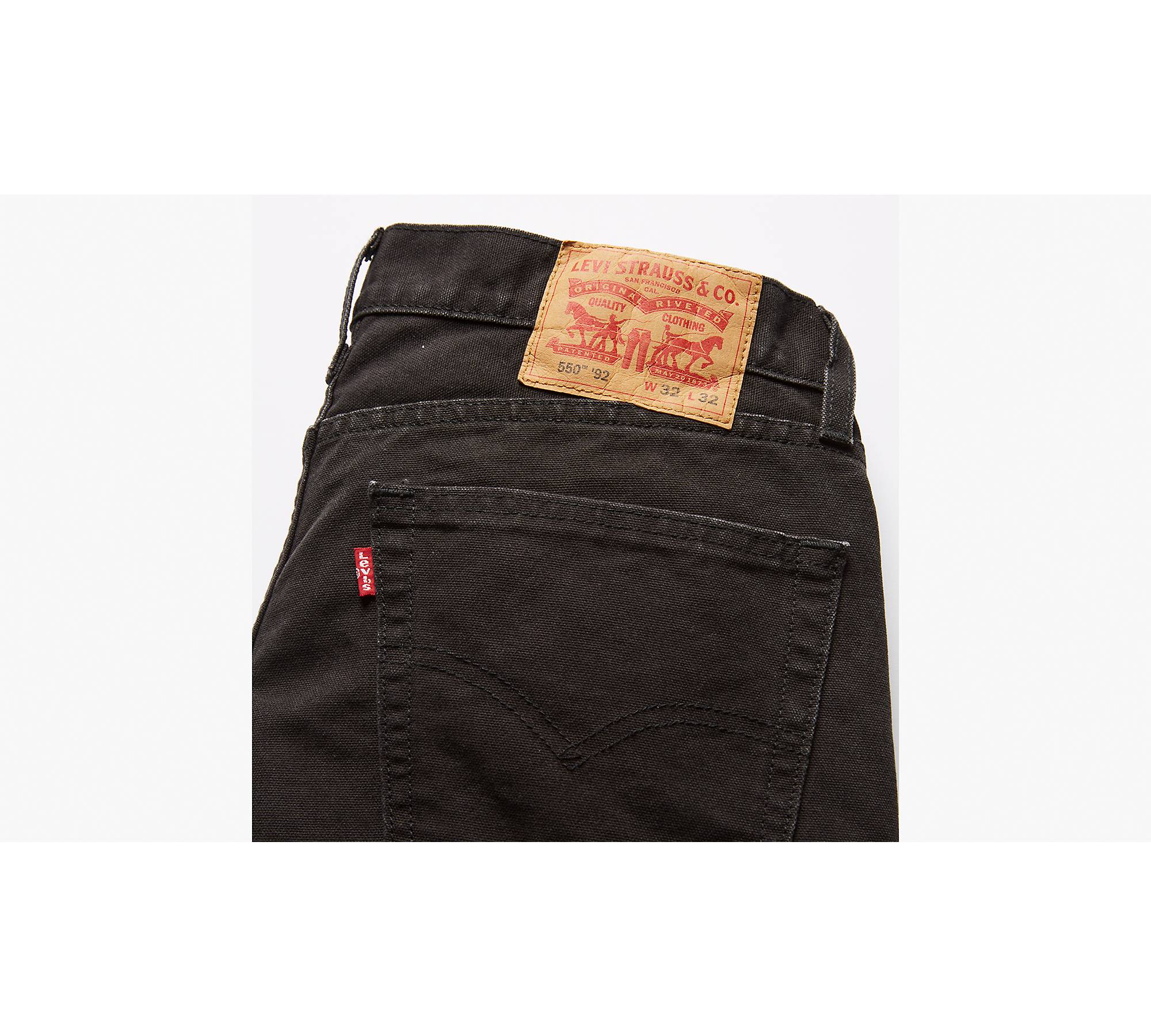 550™ '92 Relaxed Taper Fit Men's Jeans - Black