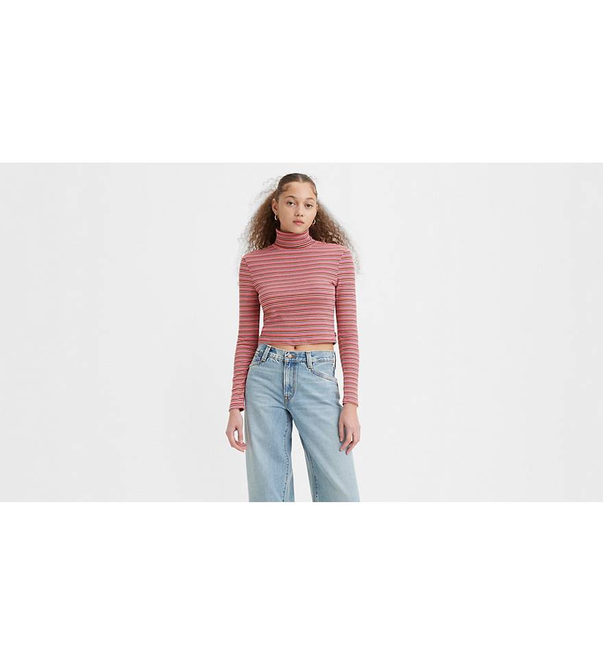 Turtleneck Wide-Sleeve Sweater  Wide sleeve sweater, Forever21 tops,  Fashion outfits