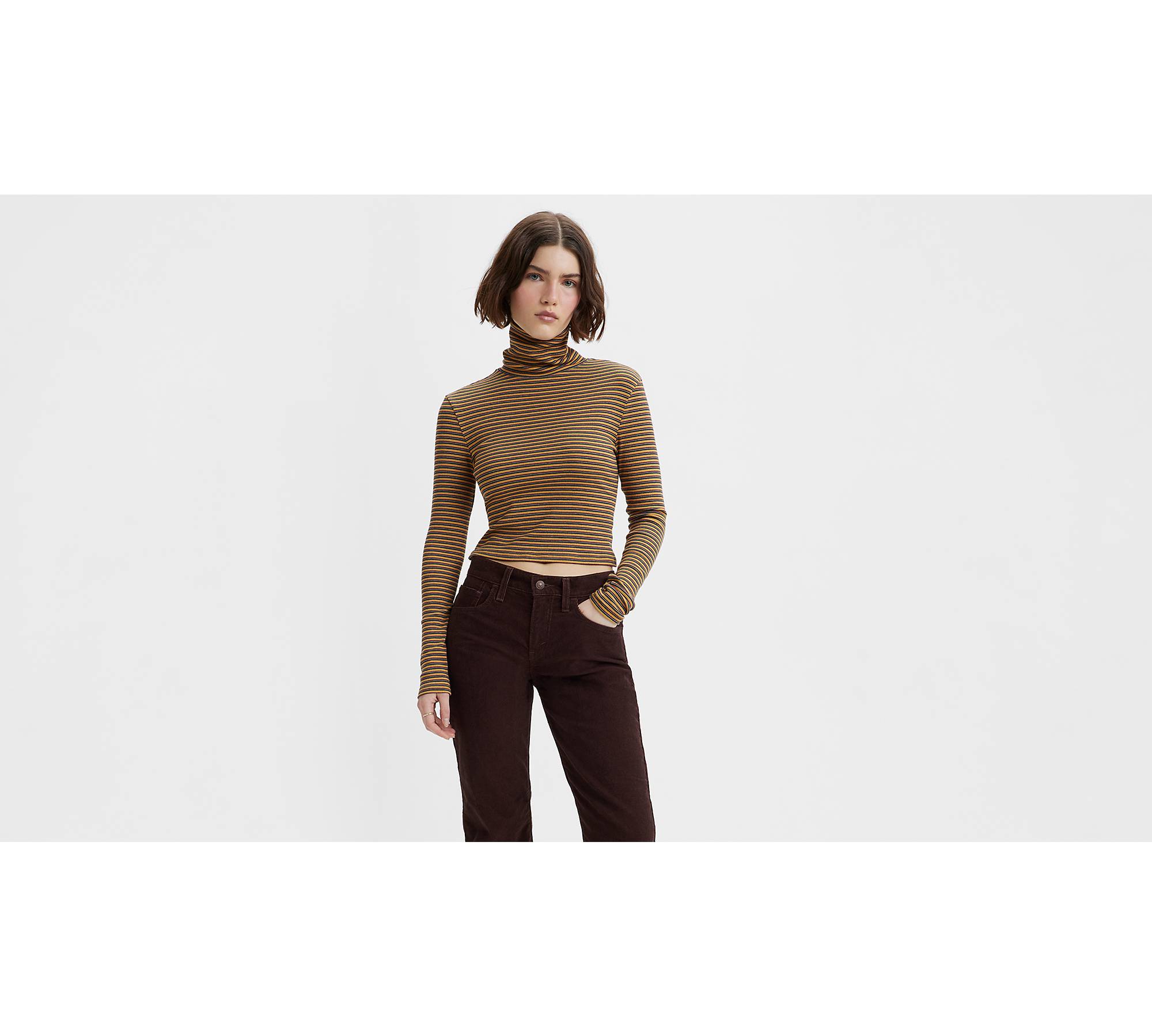 Moon Ribbed Turtleneck Top - Multi-color | Levi's® US