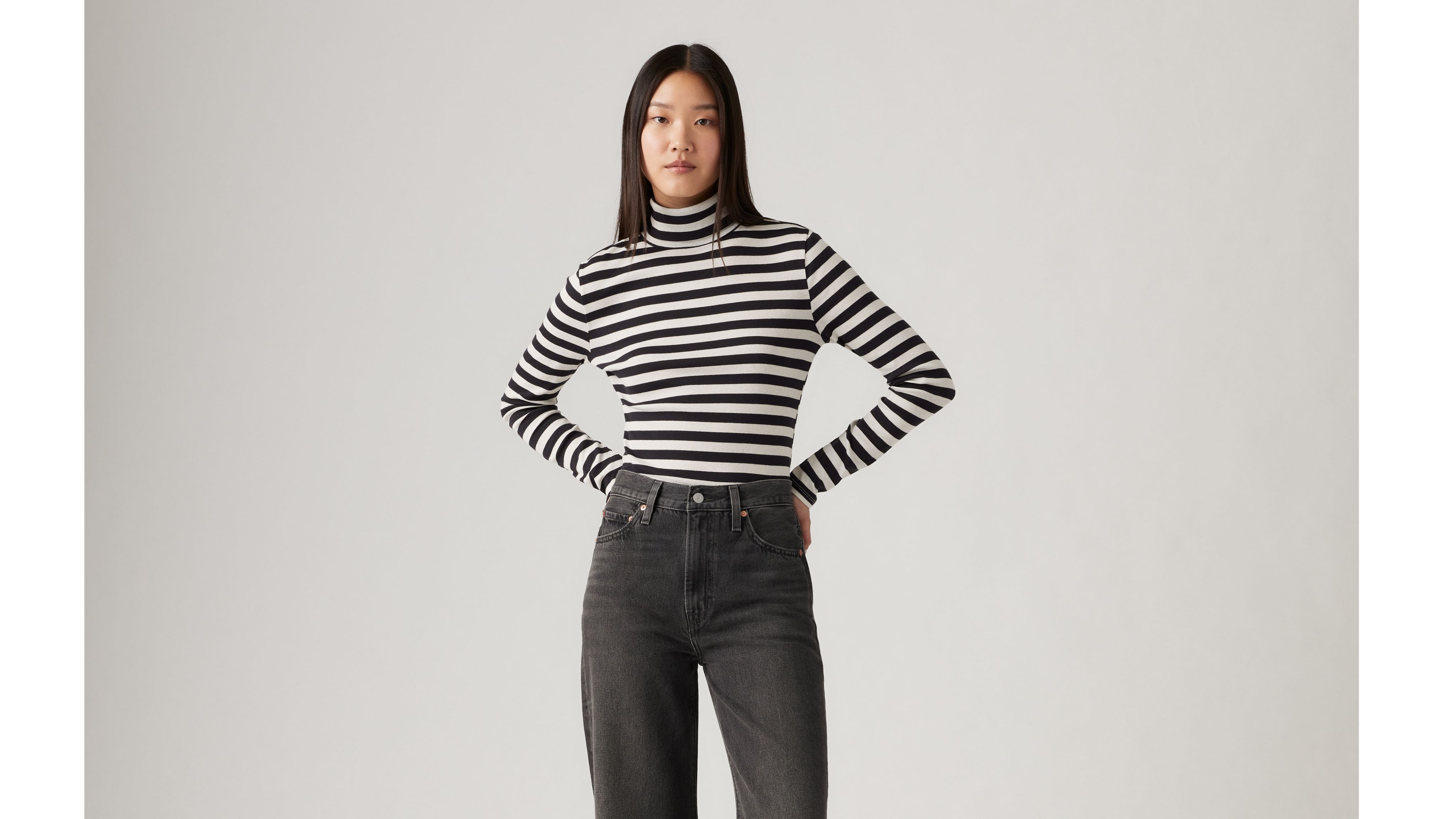 トップス ANDMARY Manon ribbon tops black ANDMARY】Manon ribbon tops