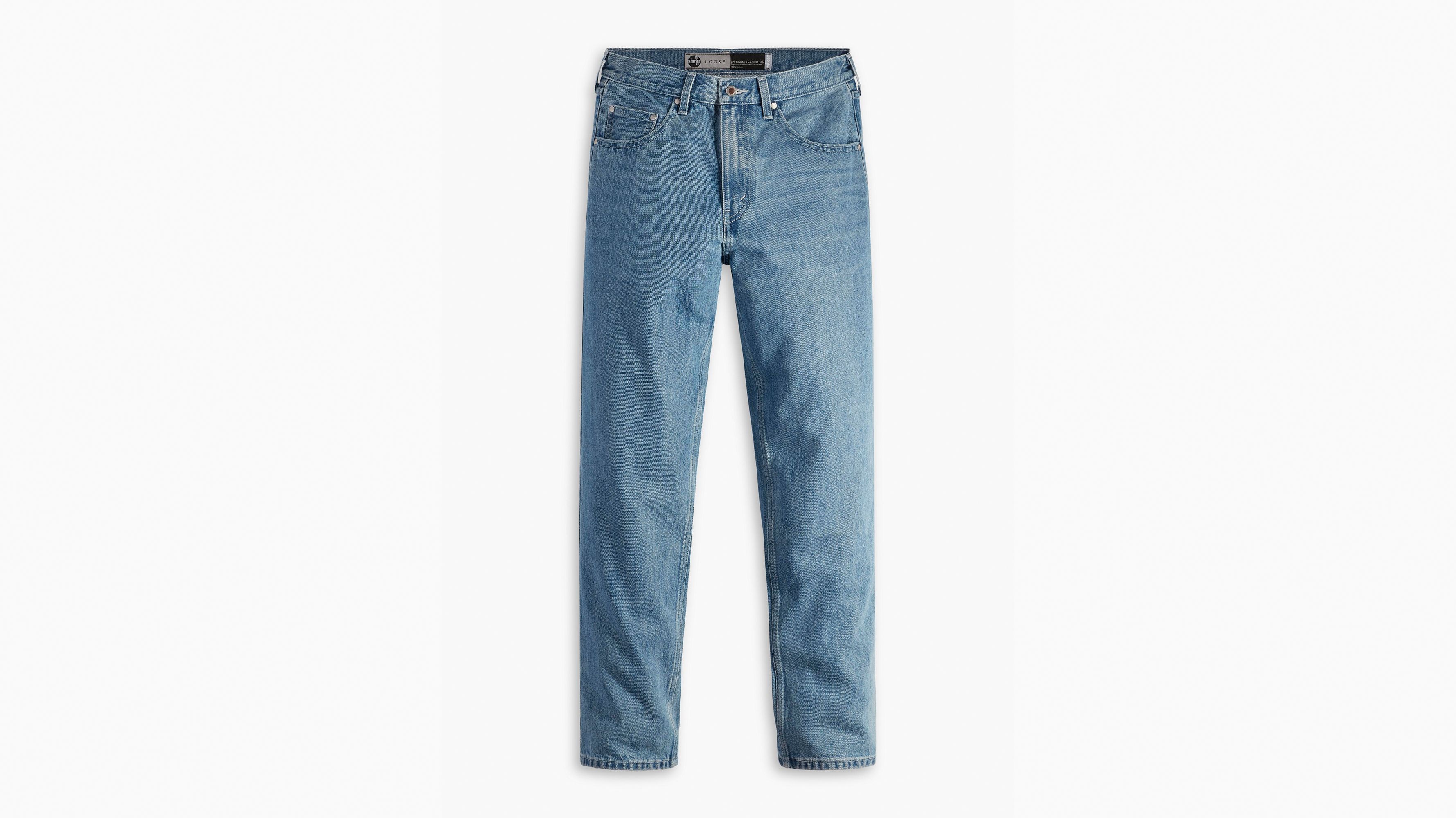 Loose Fit Men's Jeans - Medium Wash