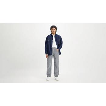 Silvertab™ Loose Fit Corduroy Men's Jeans - Grey | Levi's® US