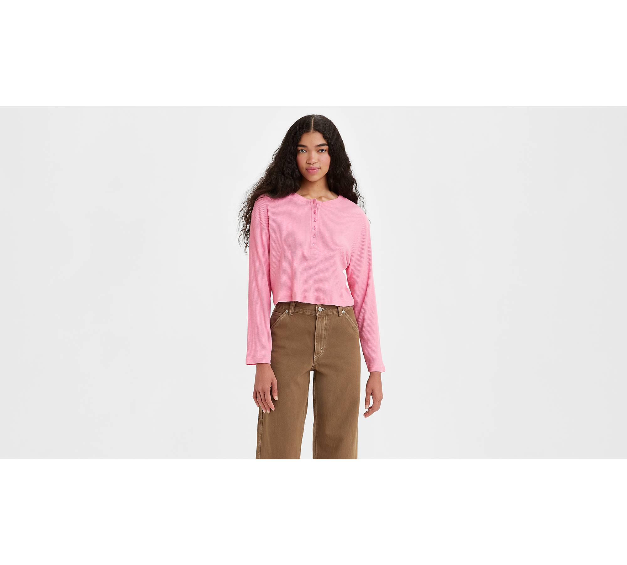 Sunbloom Henley Shirt - Pink | Levi's® US