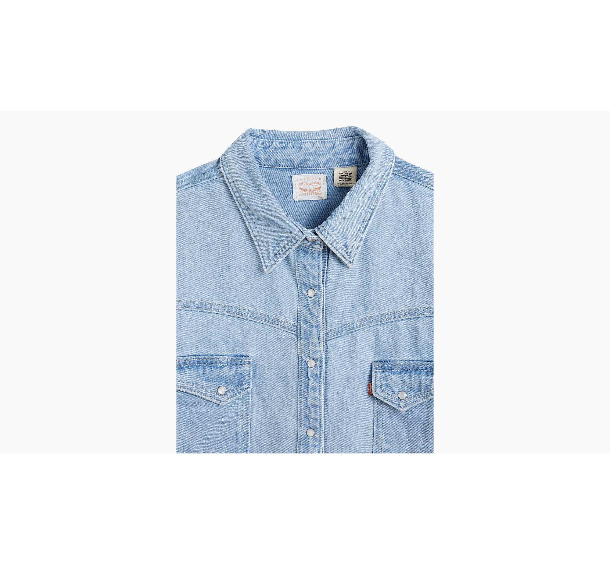 Dorsey Xl Western Shirt (plus Size) - Blue | Levi's® AL