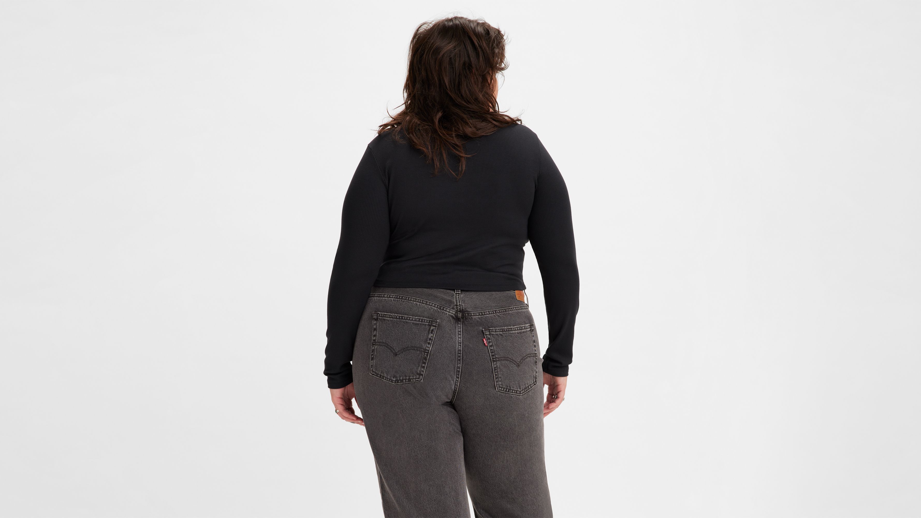 Plus size shop black levi jeans