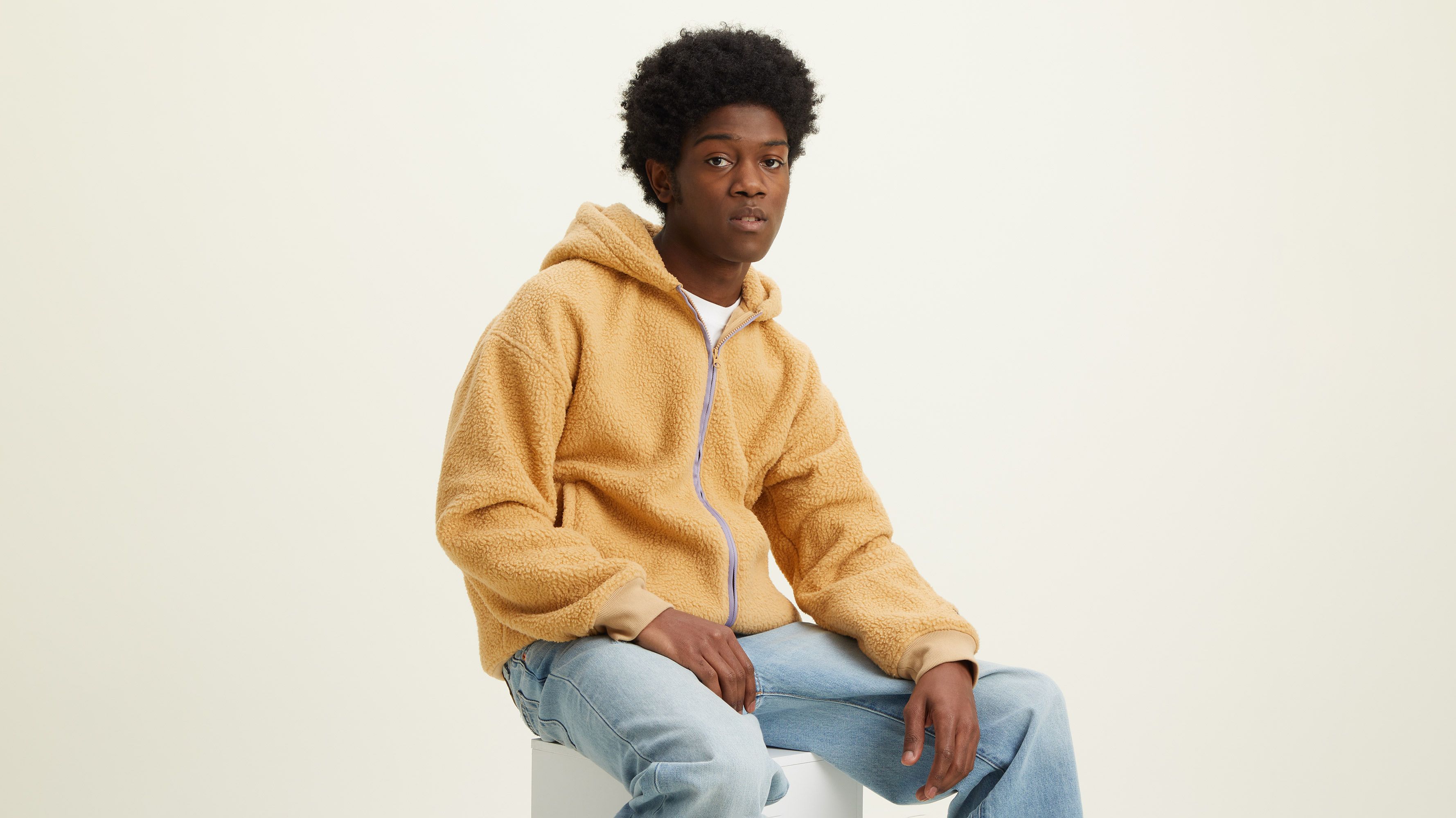 Sherpa Hoodie Neutral Levi's® GI